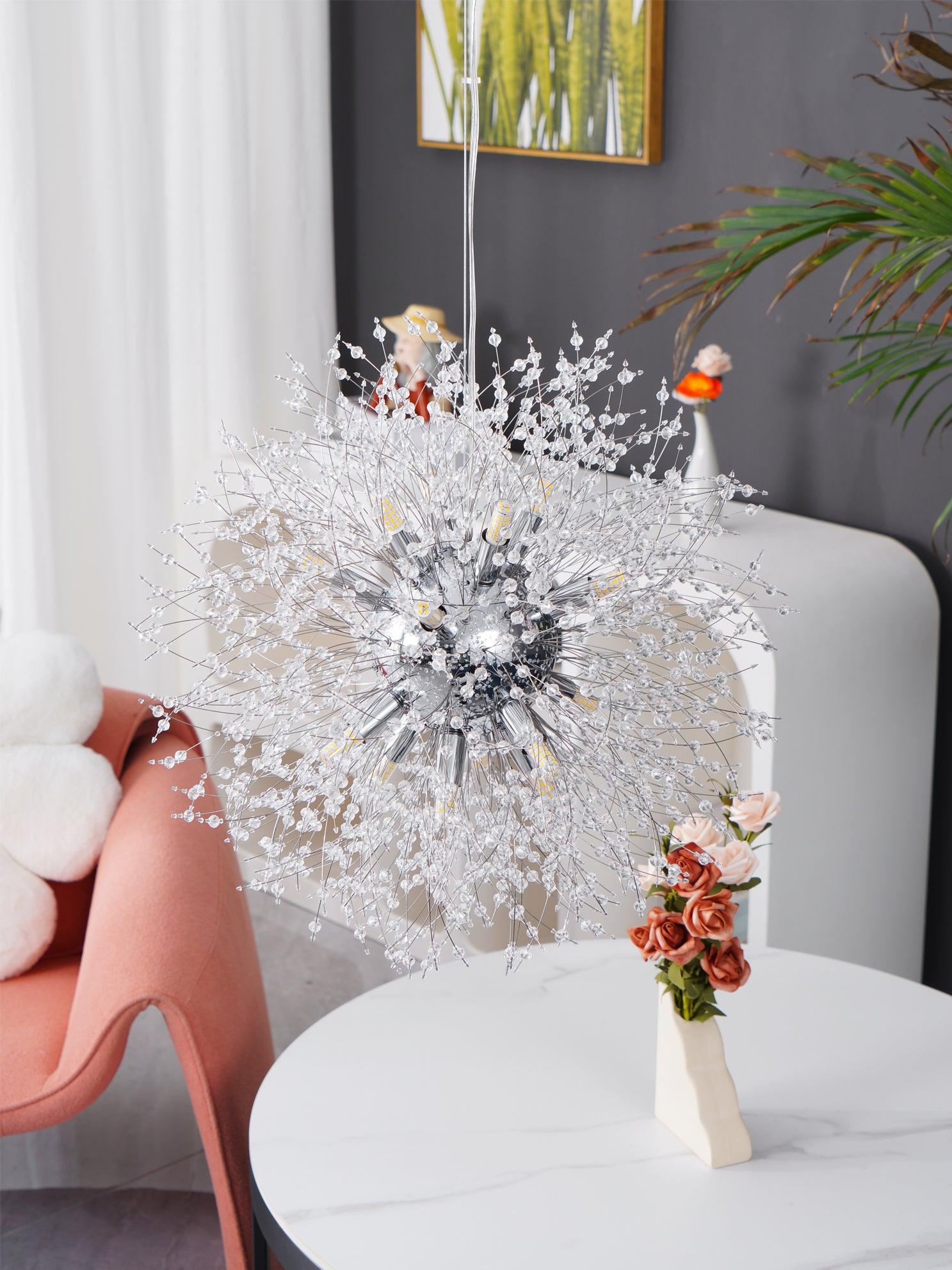 Crystal Dandelion Chandelier - Lumpaz