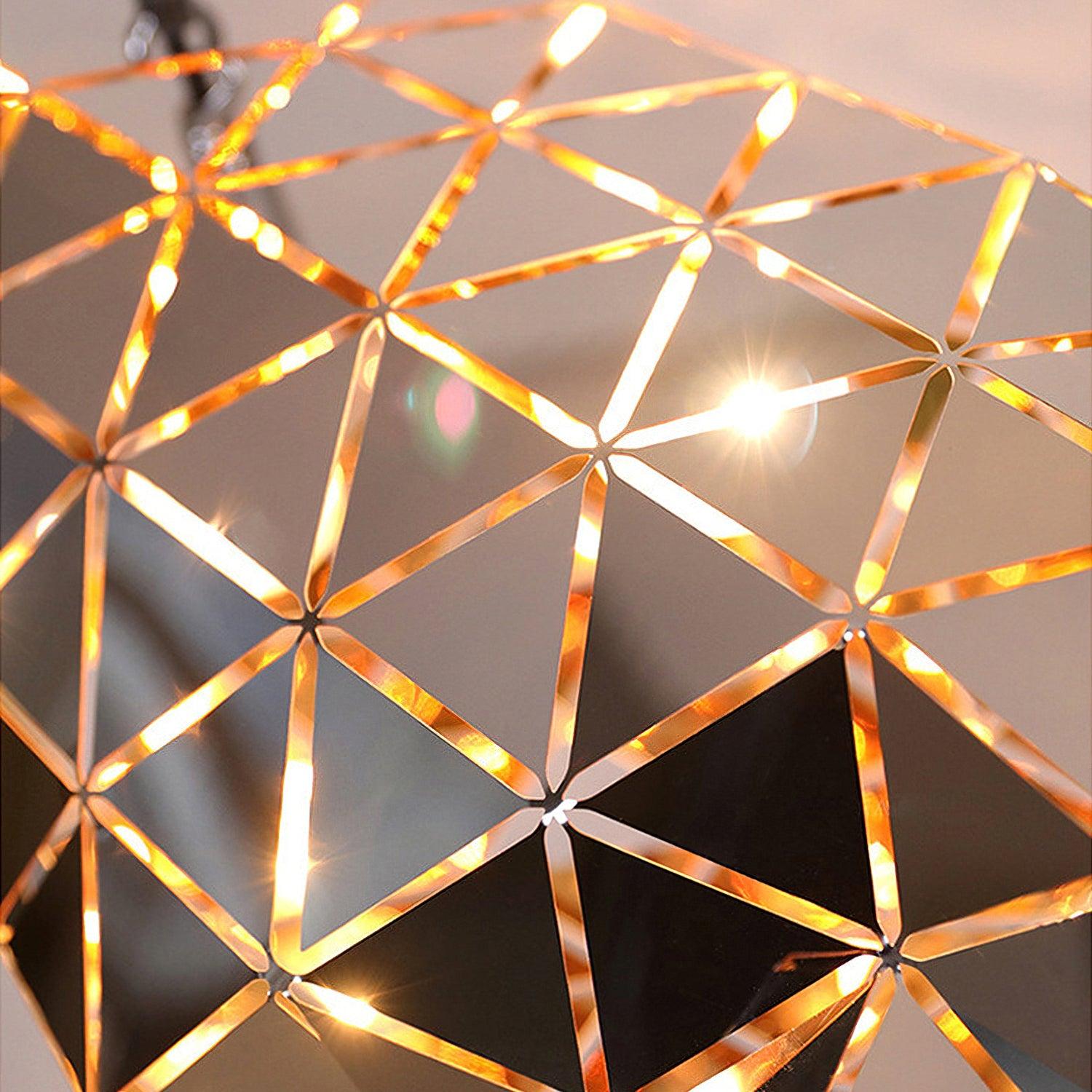 Geometric Panel Pendant Lamp - Lumpaz