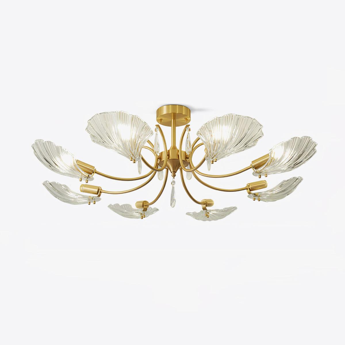Shell Brass Ceiling Lamp - Lumpaz