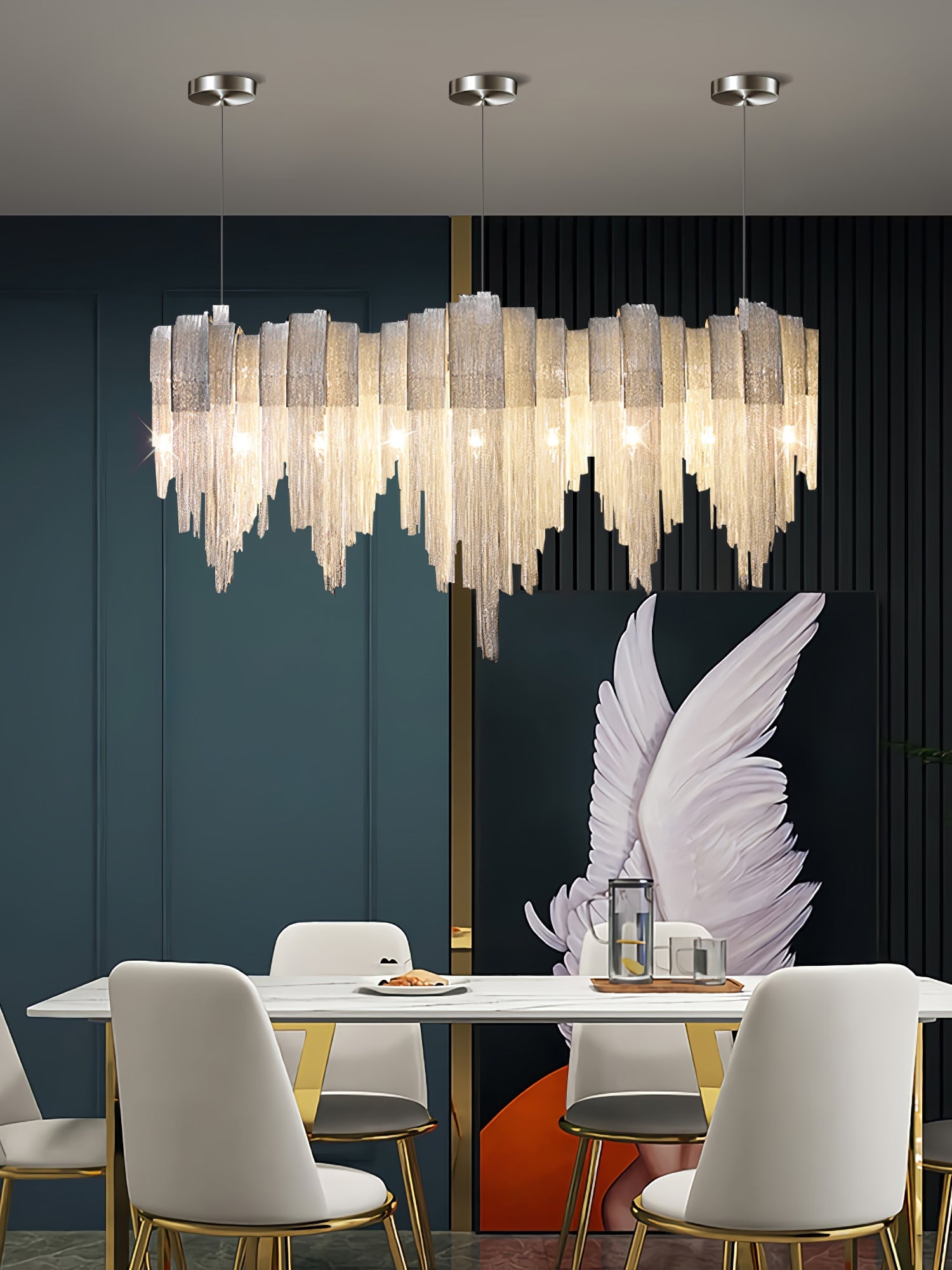 Length Chains Chandelier - Lumpaz