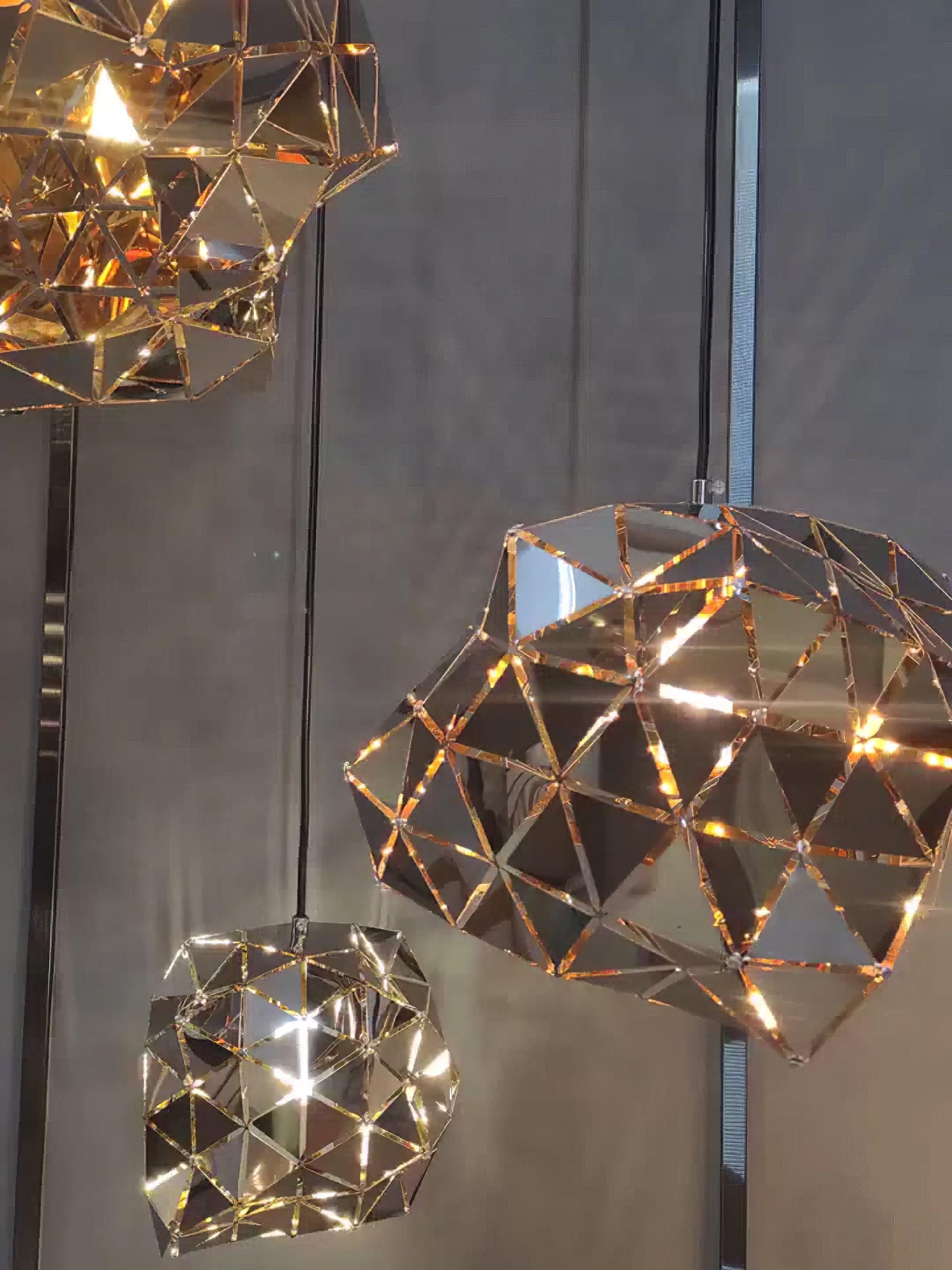 Geometric Panel Pendant Lamp - Lumpaz