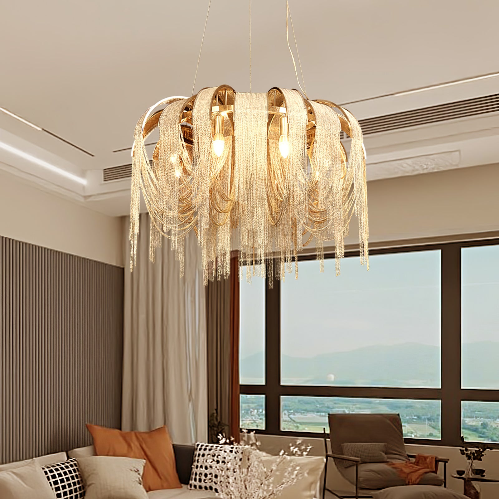 Length Chains Chandelier - Lumpaz