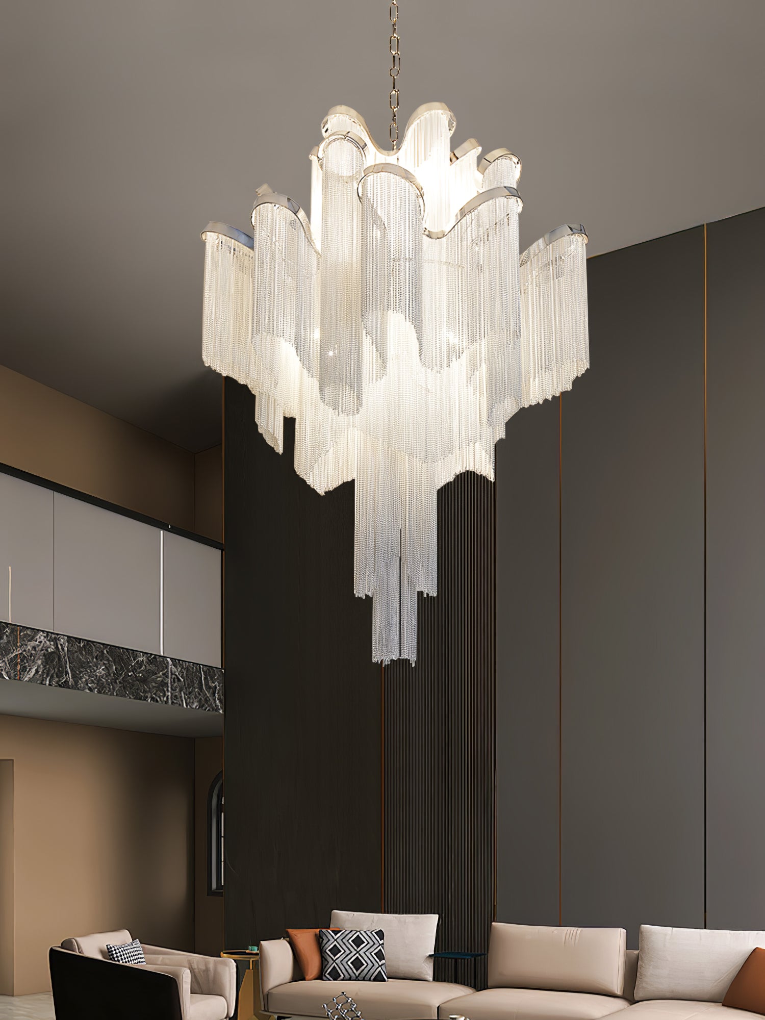 Stream Chain Chandelier - Lumpaz