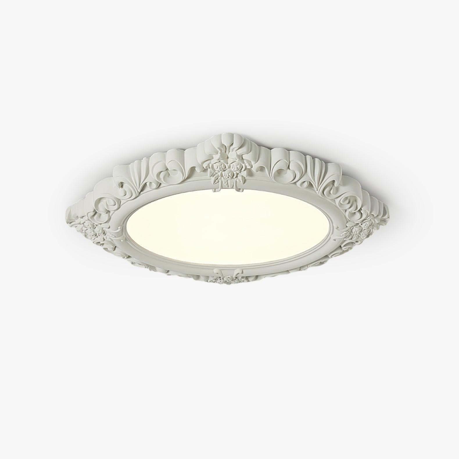 Sculpted Resin Ceiling Lamp - Lumpaz