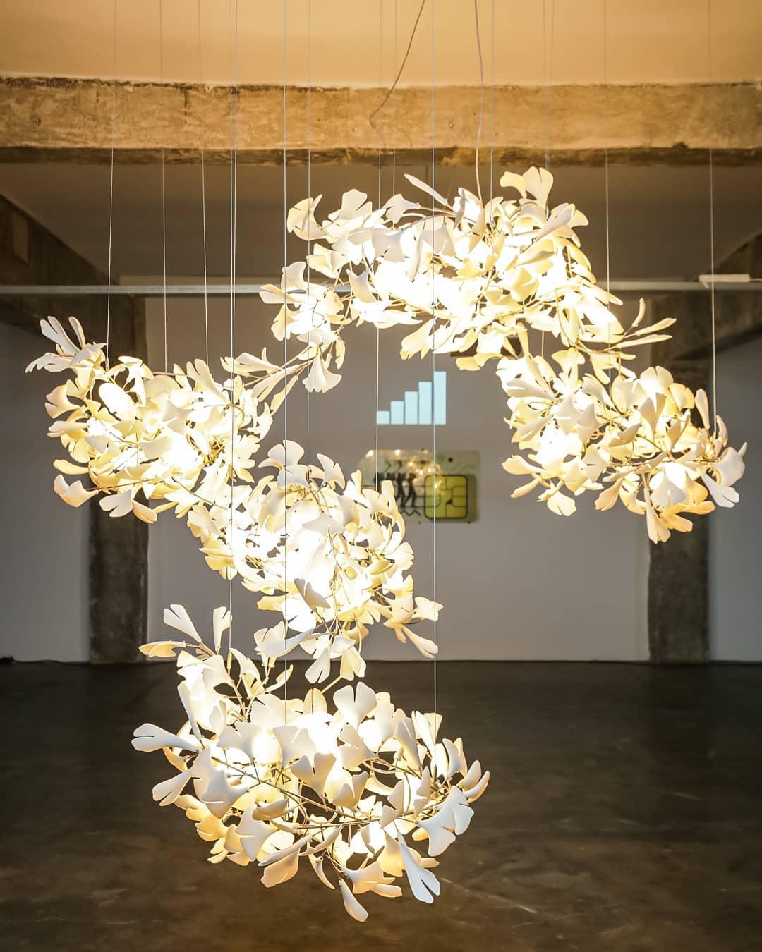 Gingko Chandelier F - Lumpaz