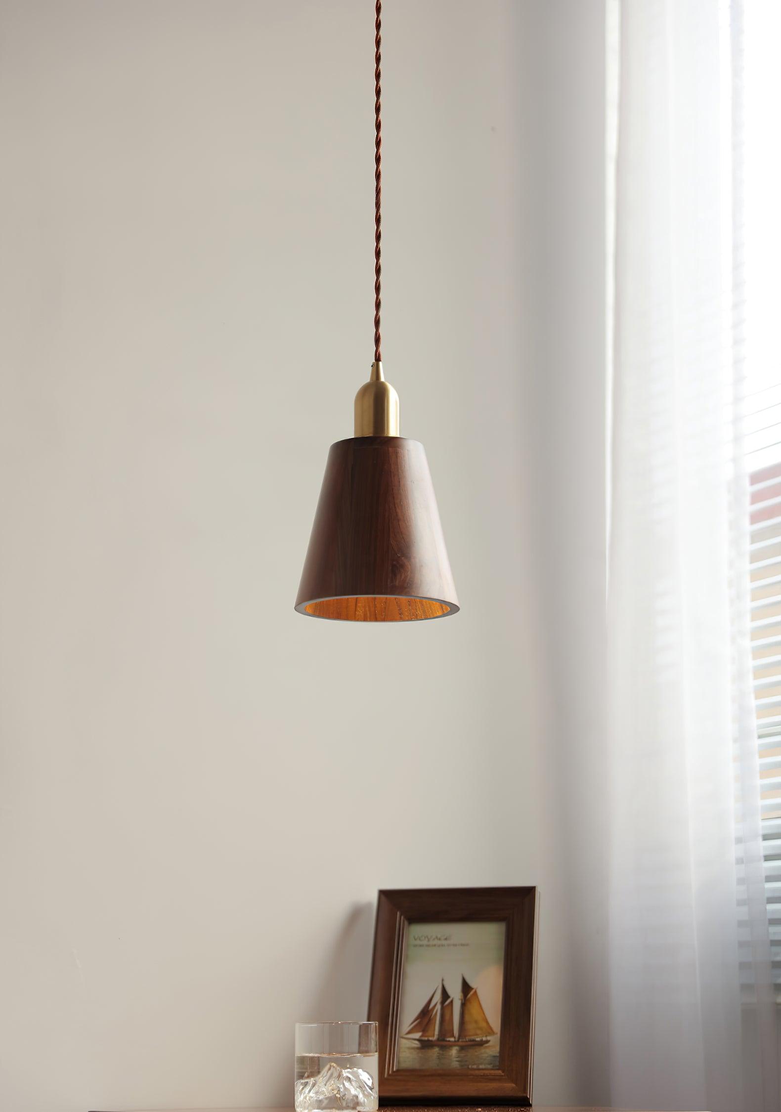 Lyfa Walnut Pendant Light - Lumpaz