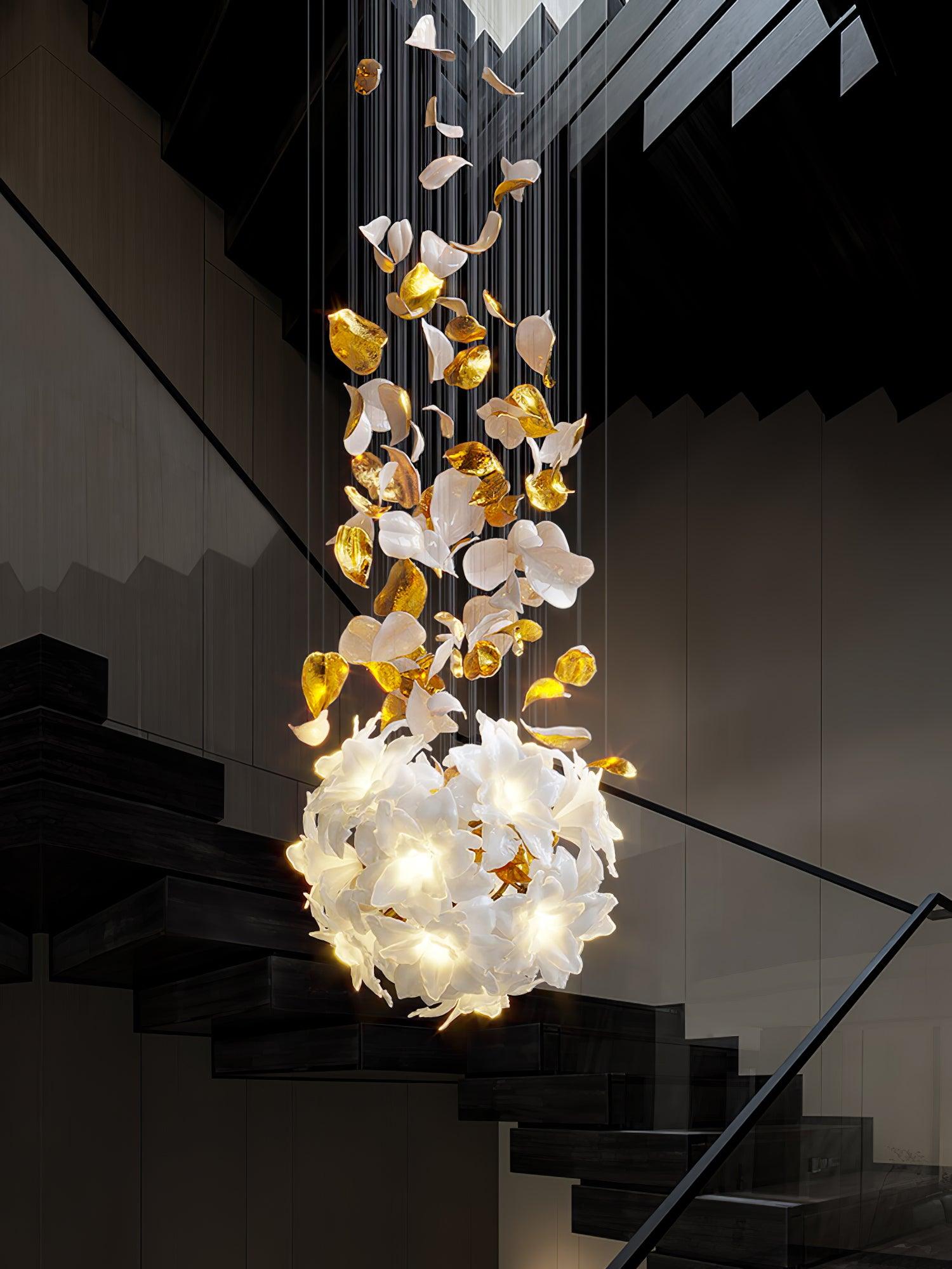 Flying Flowers Fluttering Chandelier - Lumpaz