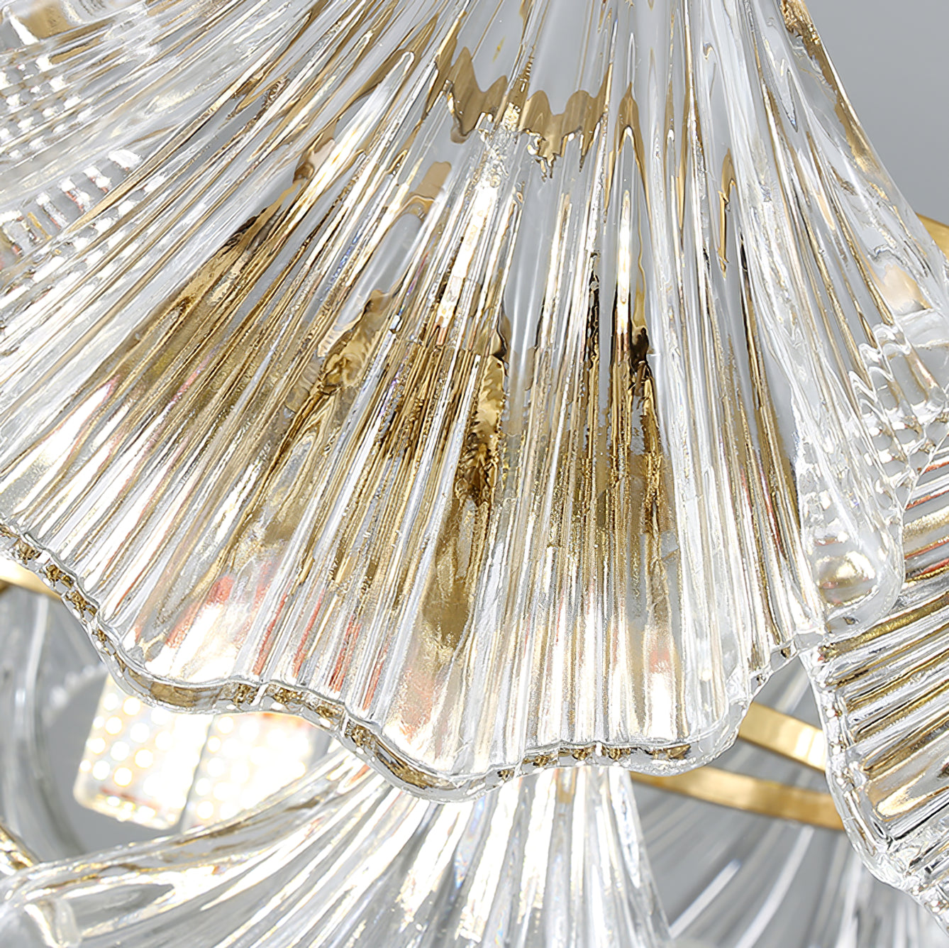 Ribbed Shell Ceiling light - Lumpaz