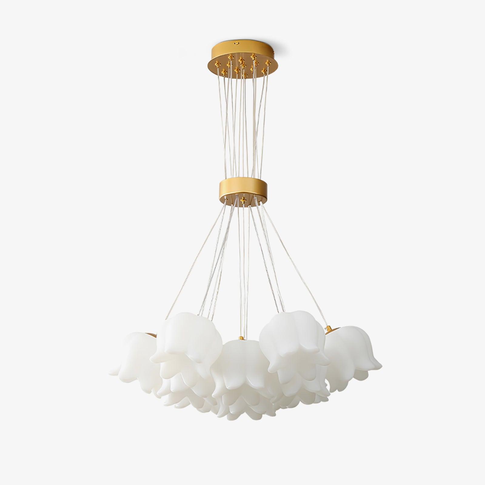 Elegant Floral Pendant Light - Lumpaz