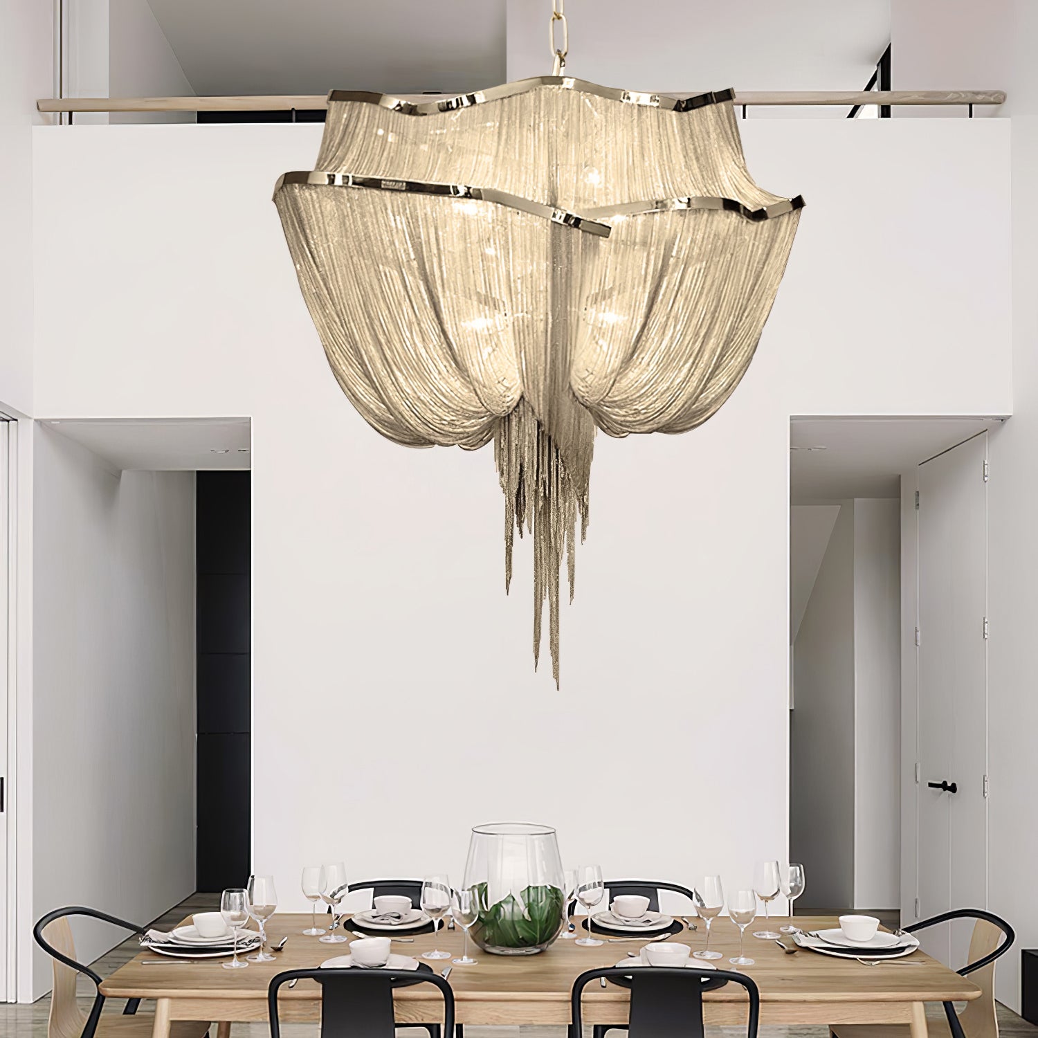 Chains Shimmering Chandelier - Lumpaz
