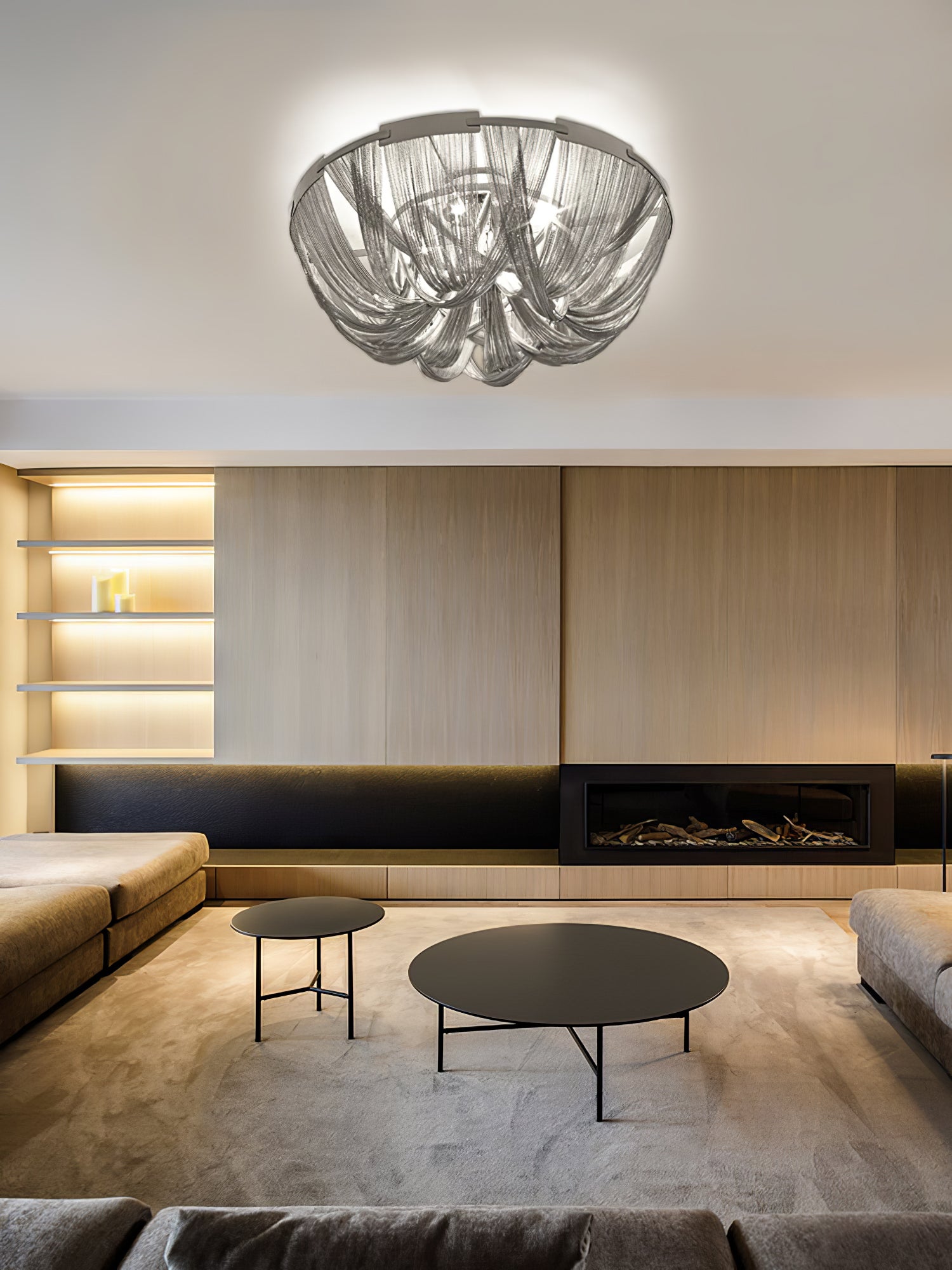 Tassel Aluminum Chain Ceiling Light - Lumpaz