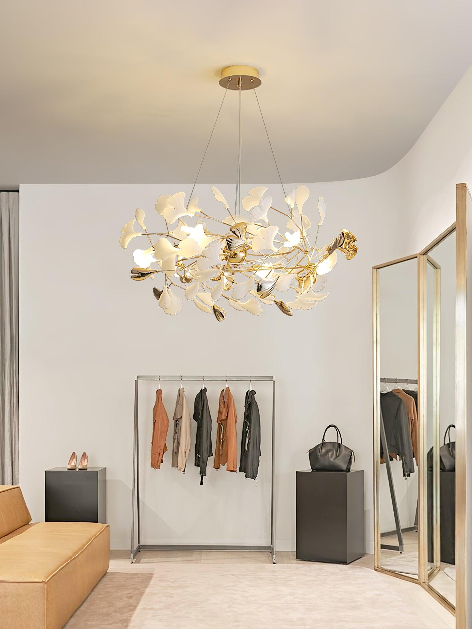 Gingko Chandelier H - Lumpaz