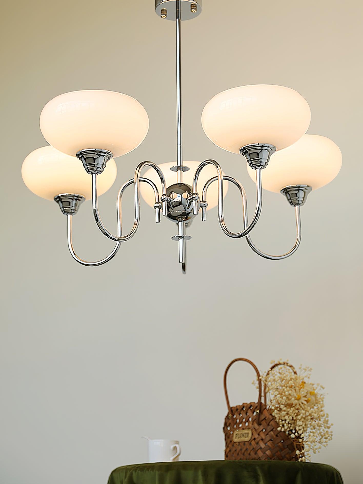 Creamy Persimmon Chandelier - Lumpaz
