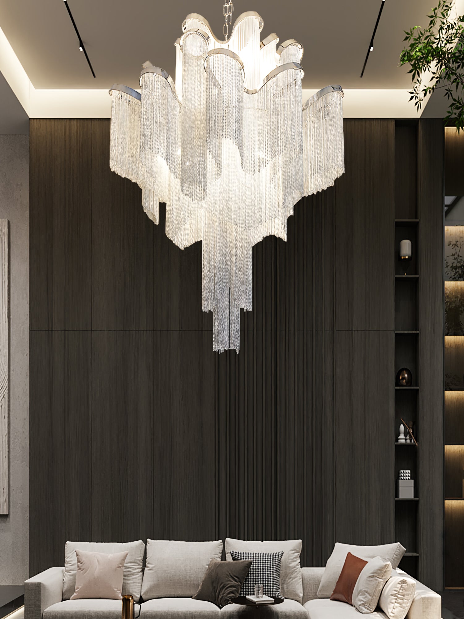 Stream Chain Chandelier - Lumpaz