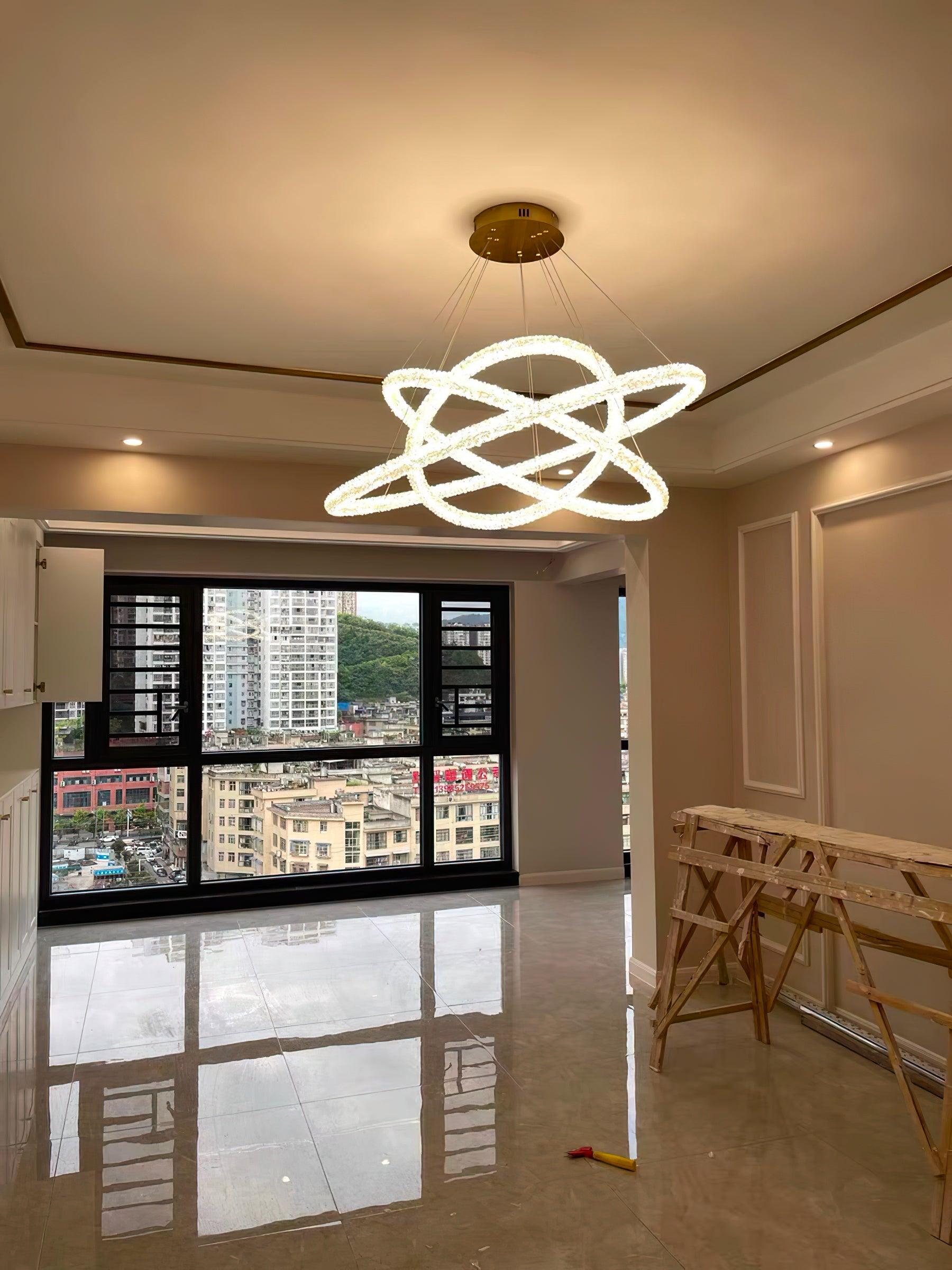 Ring Crystal Chandeliers - Lumpaz