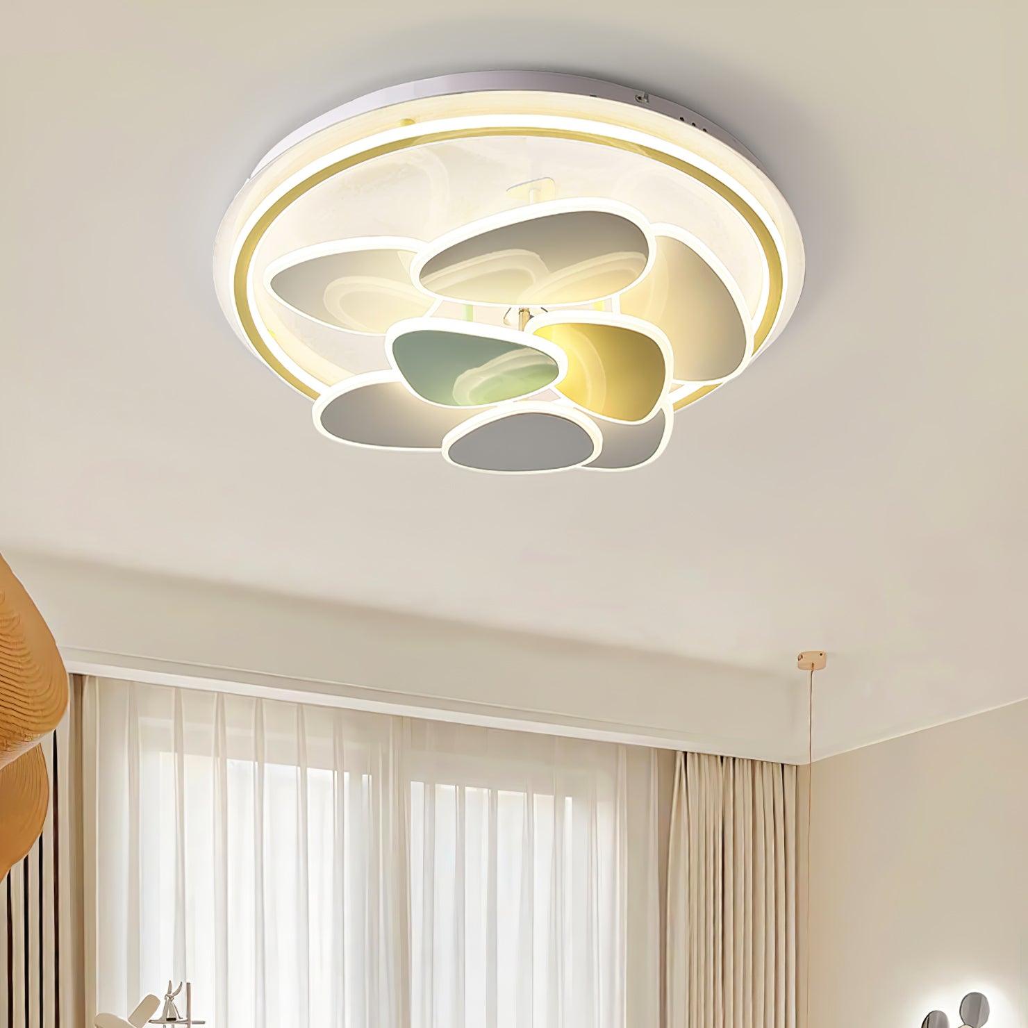 Colorful Cloud Round Ceiling Lamp - Lumpaz