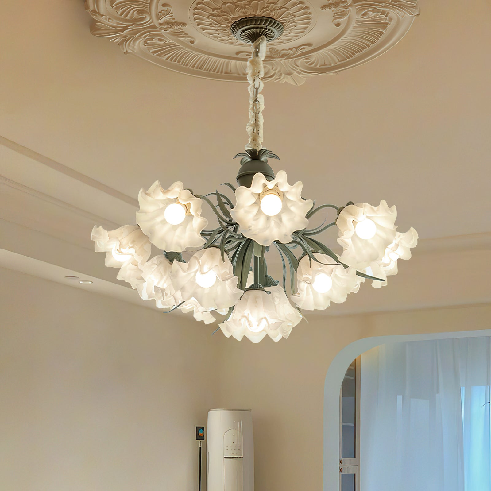 Lily of the Valley Flower Chandelier - Lumpaz