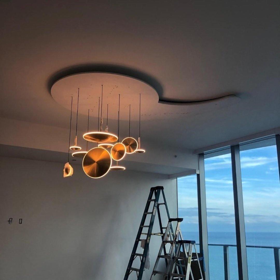 Chrona Dish Pendant Light - Lumpaz