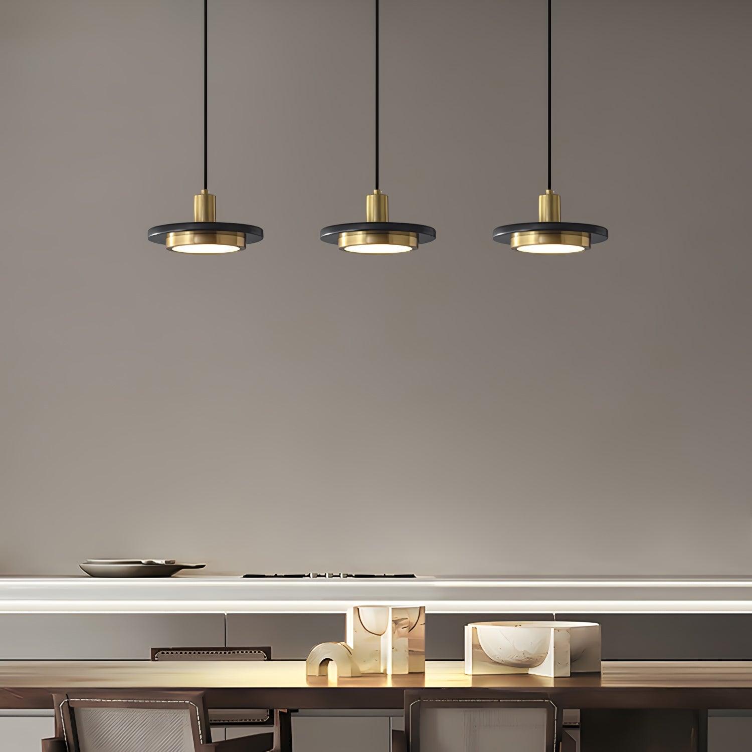 Double Circle Pendant Light - Lumpaz