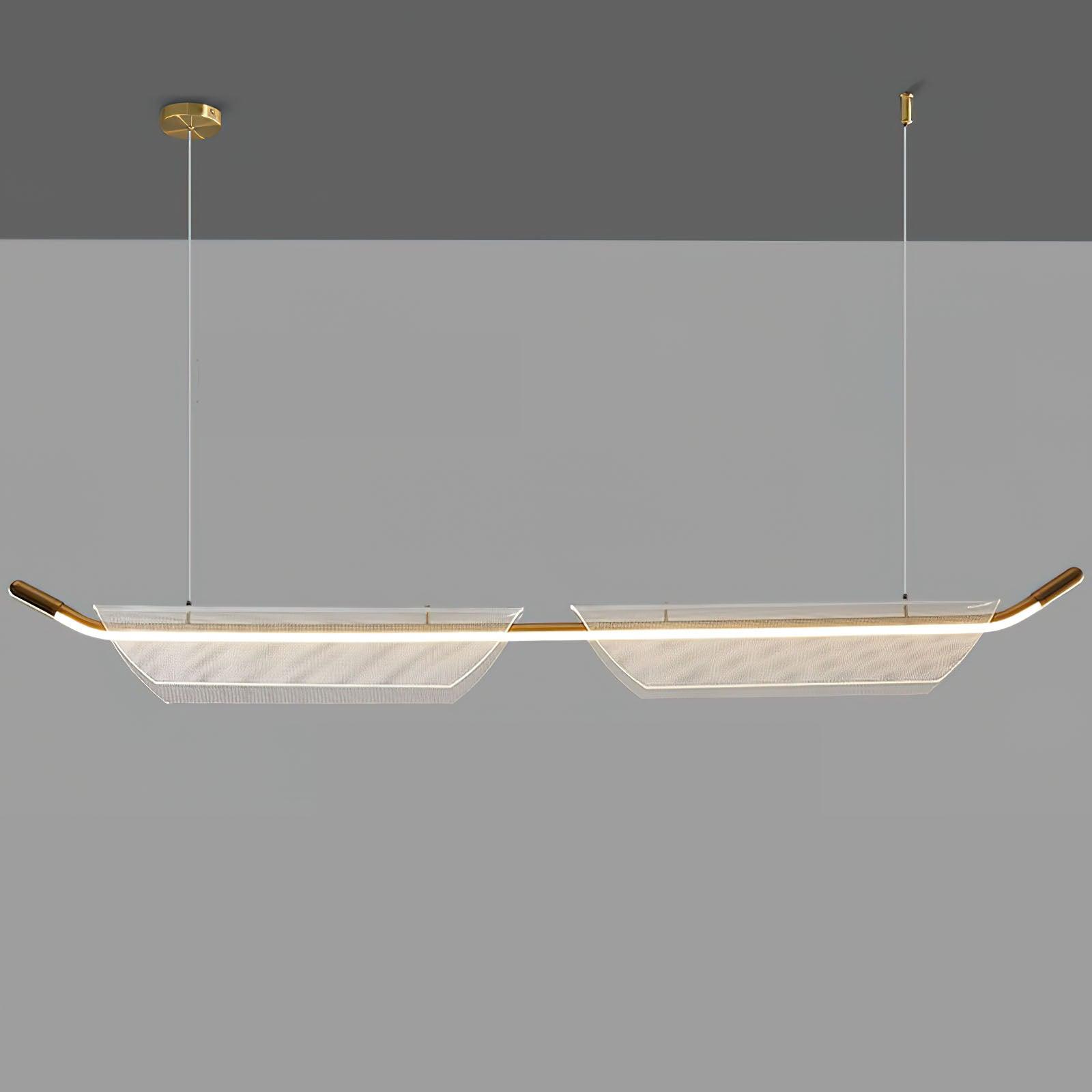 Two Boats Acrylic Pendant Light - Lumpaz