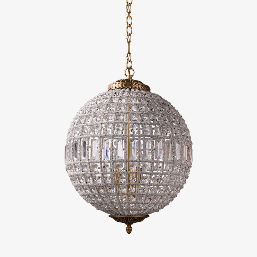 Traditional Gold Globe Chandelier - Lumpaz