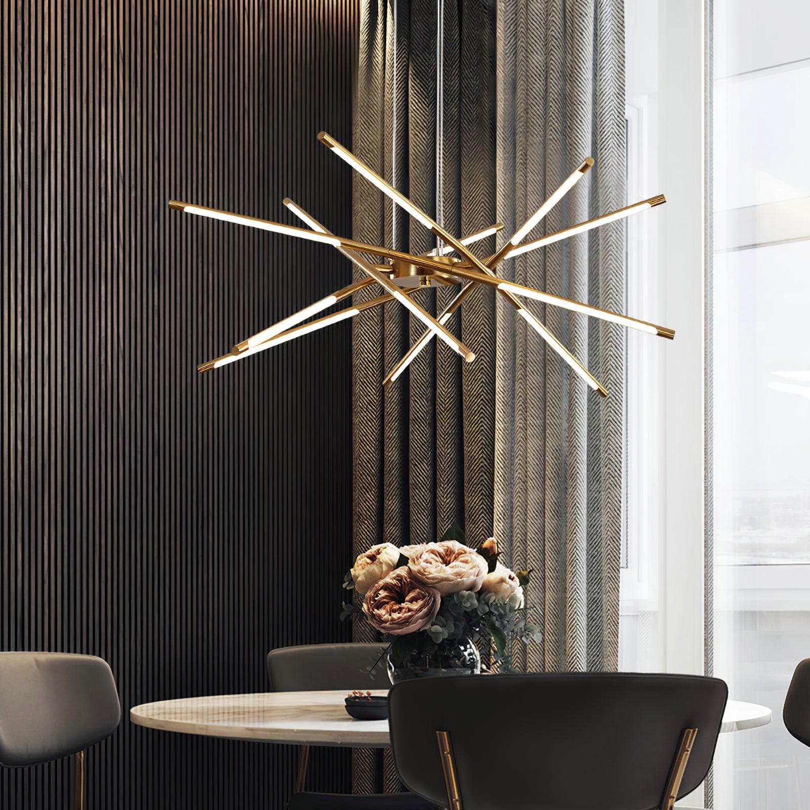 Rotatable LED Chandelier - Lumpaz