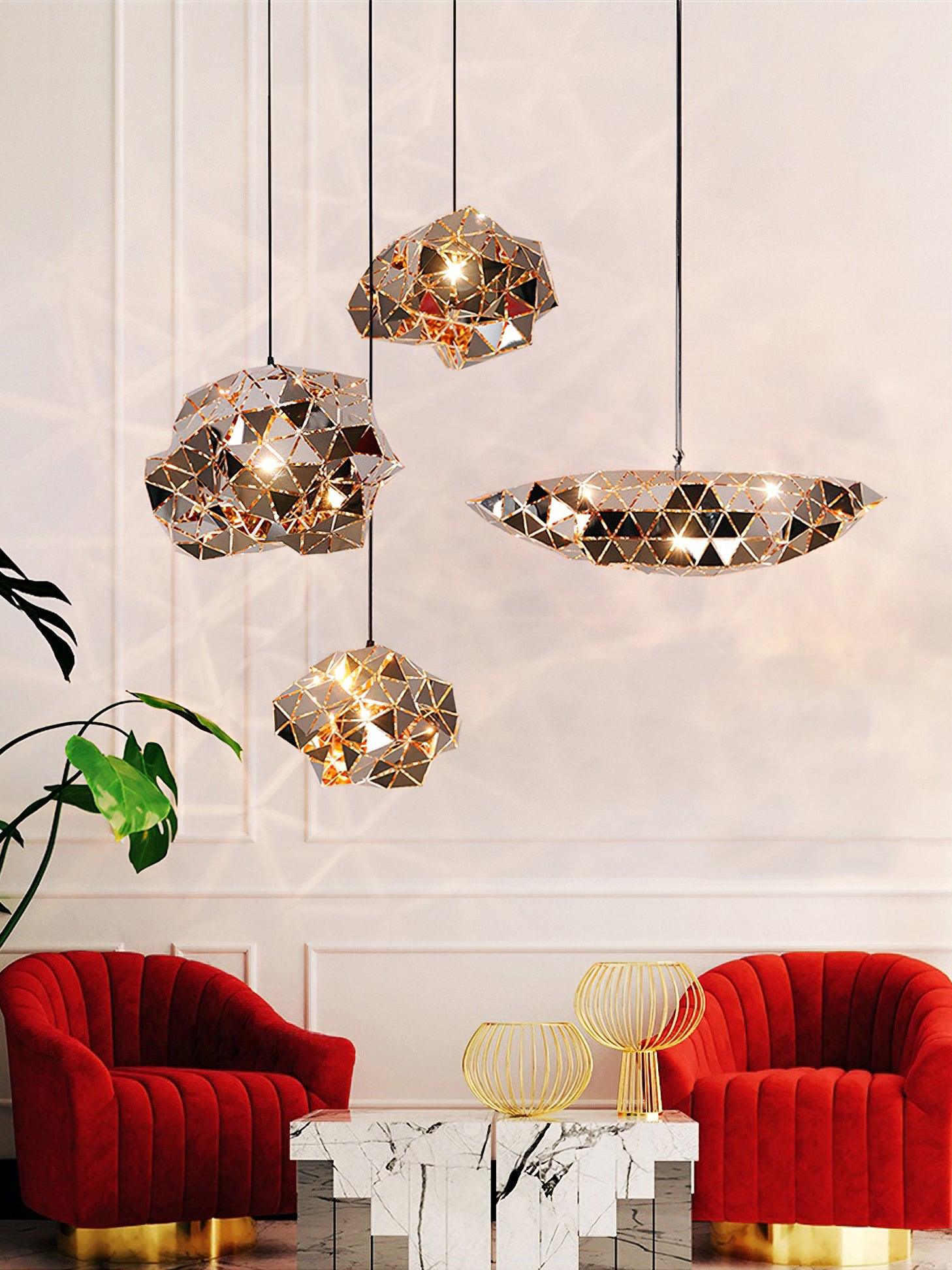 Geometric Panel Pendant Lamp - Lumpaz