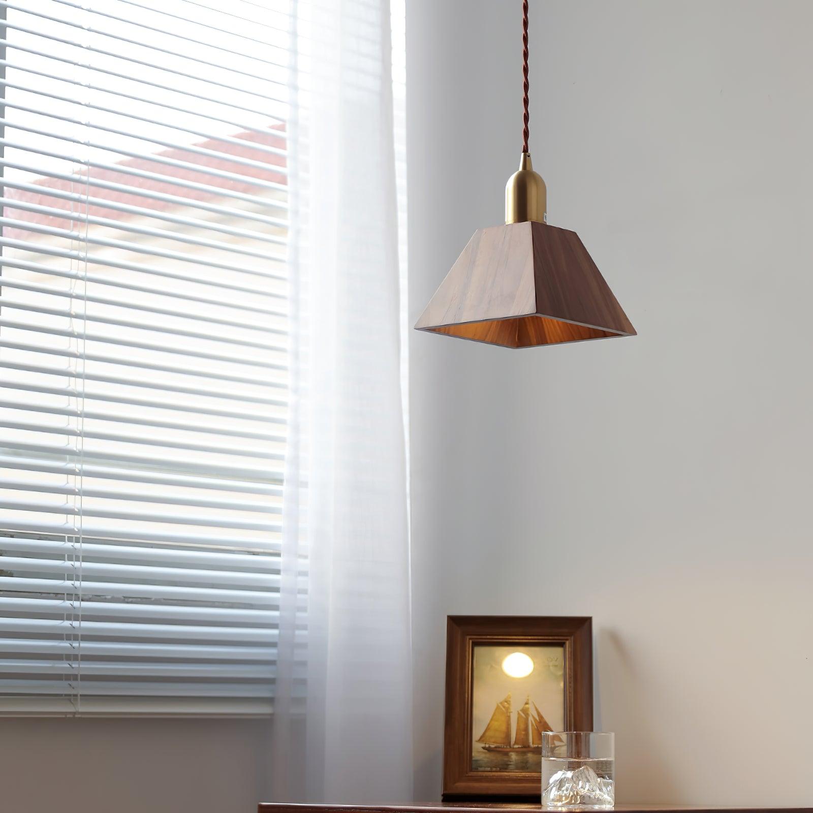 Lyfa Walnut Pendant Light - Lumpaz