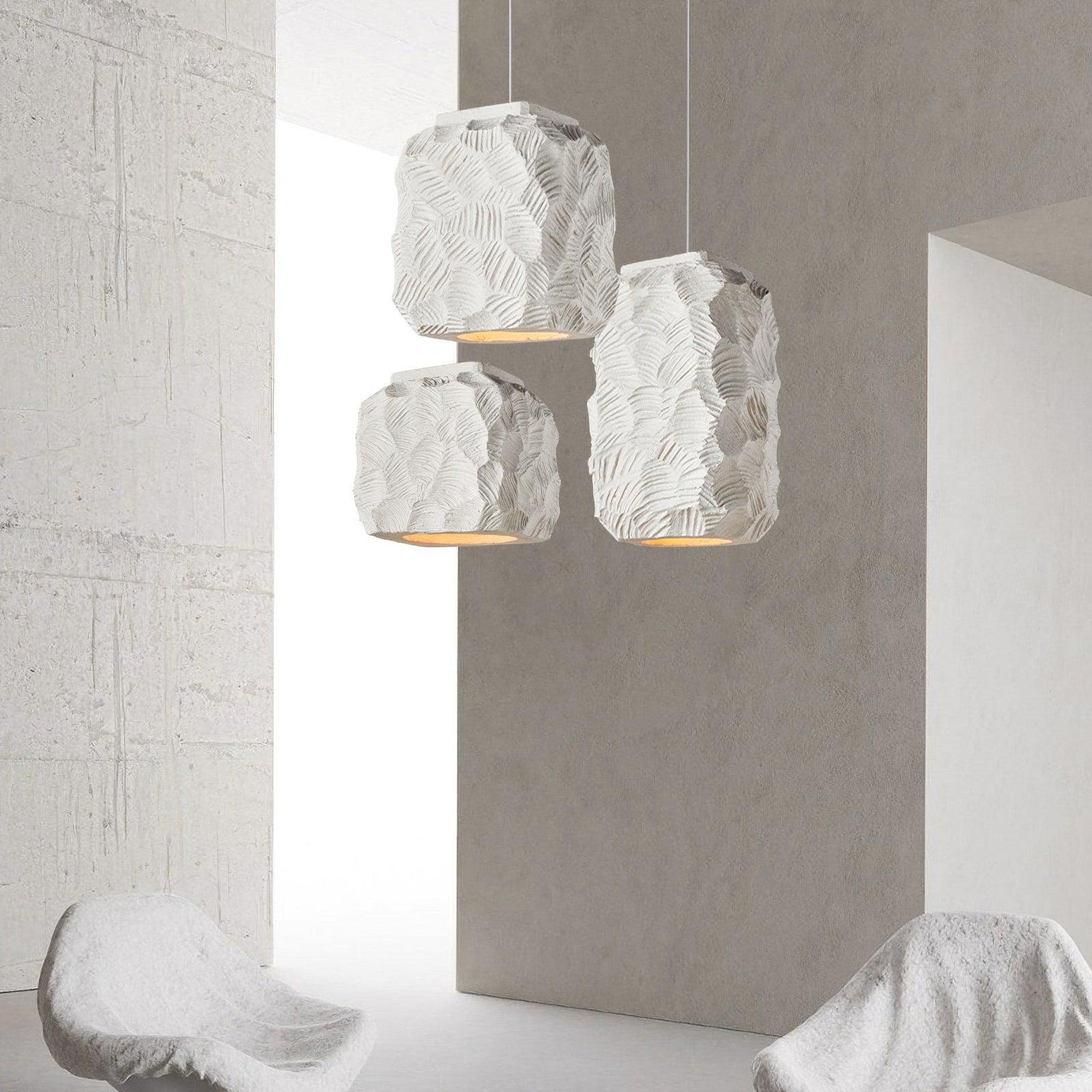 Resin Geometry Pendant Lamp - Lumpaz