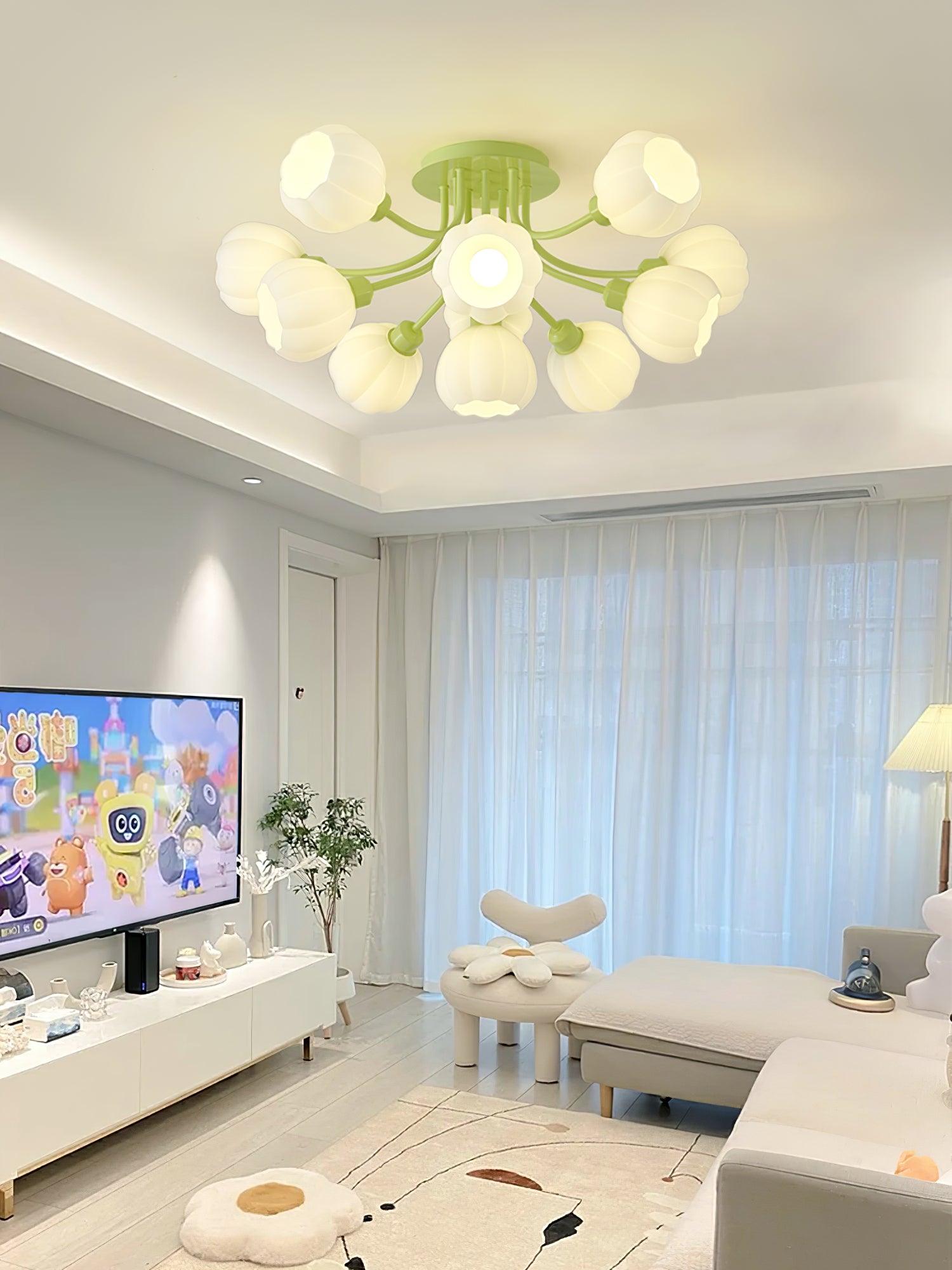 Pumpkin Matcha Ceiling Lamp - Lumpaz
