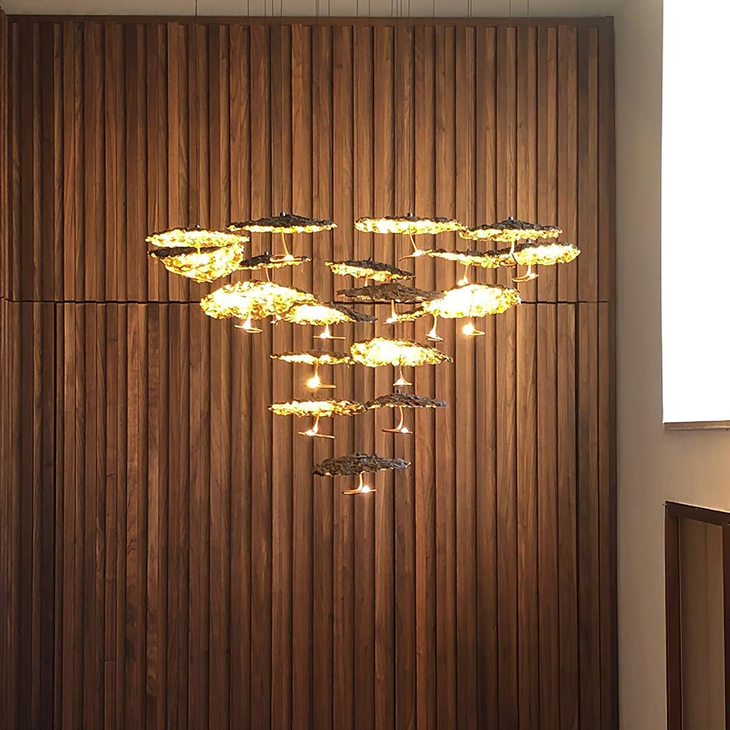 Brass Aviary Constellation Chandelier - Lumpaz