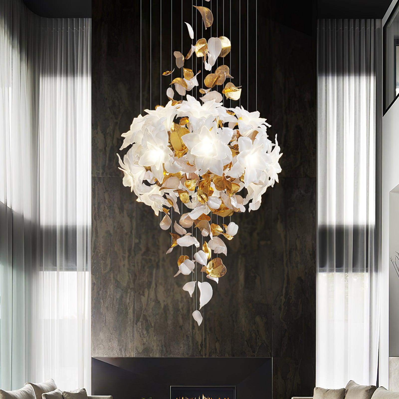 Flying Flowers Fluttering Chandelier - Lumpaz