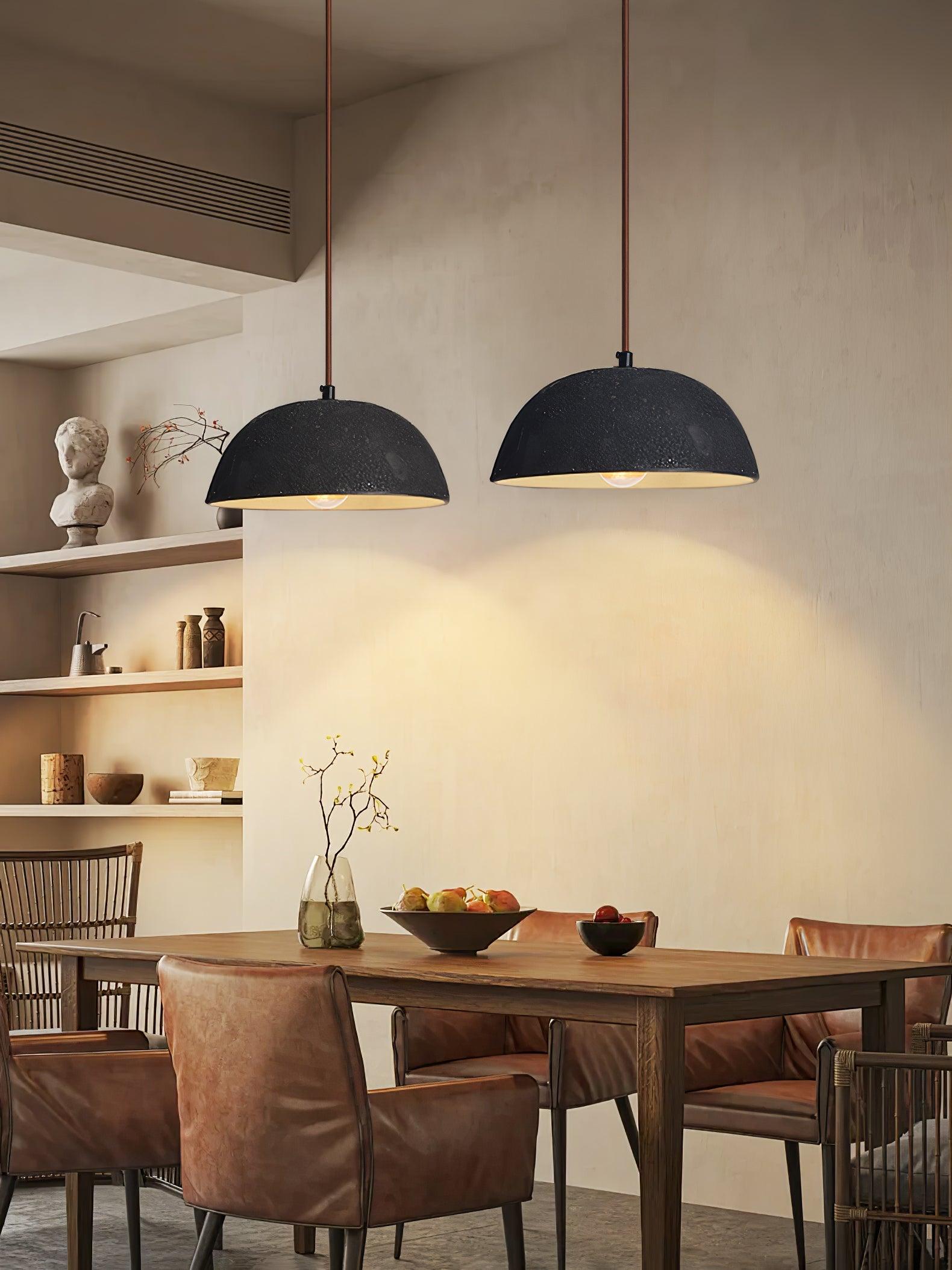 Black Arch Ceramic Pendant Lamp - Lumpaz