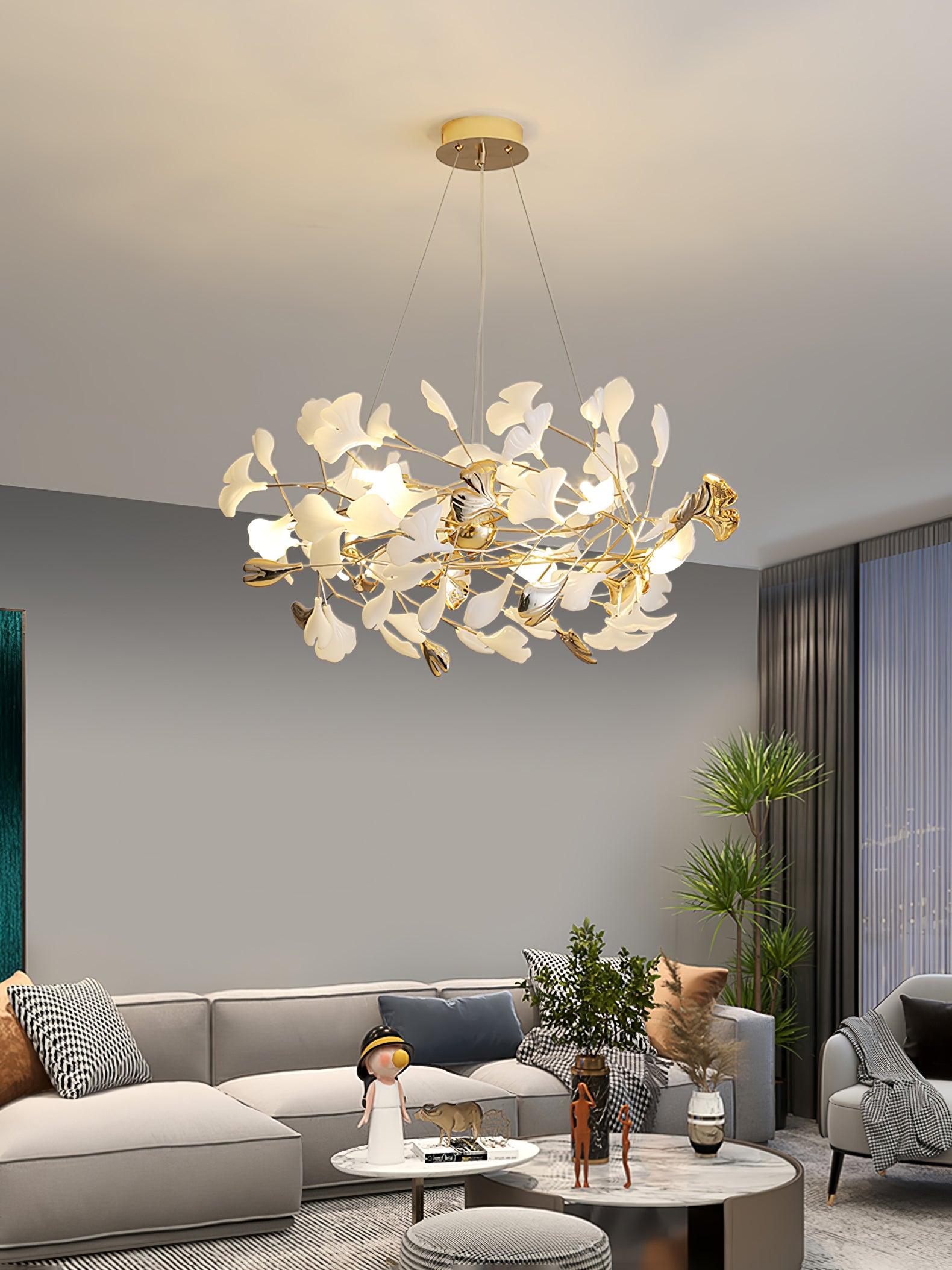 Gingko Chandelier H - Lumpaz