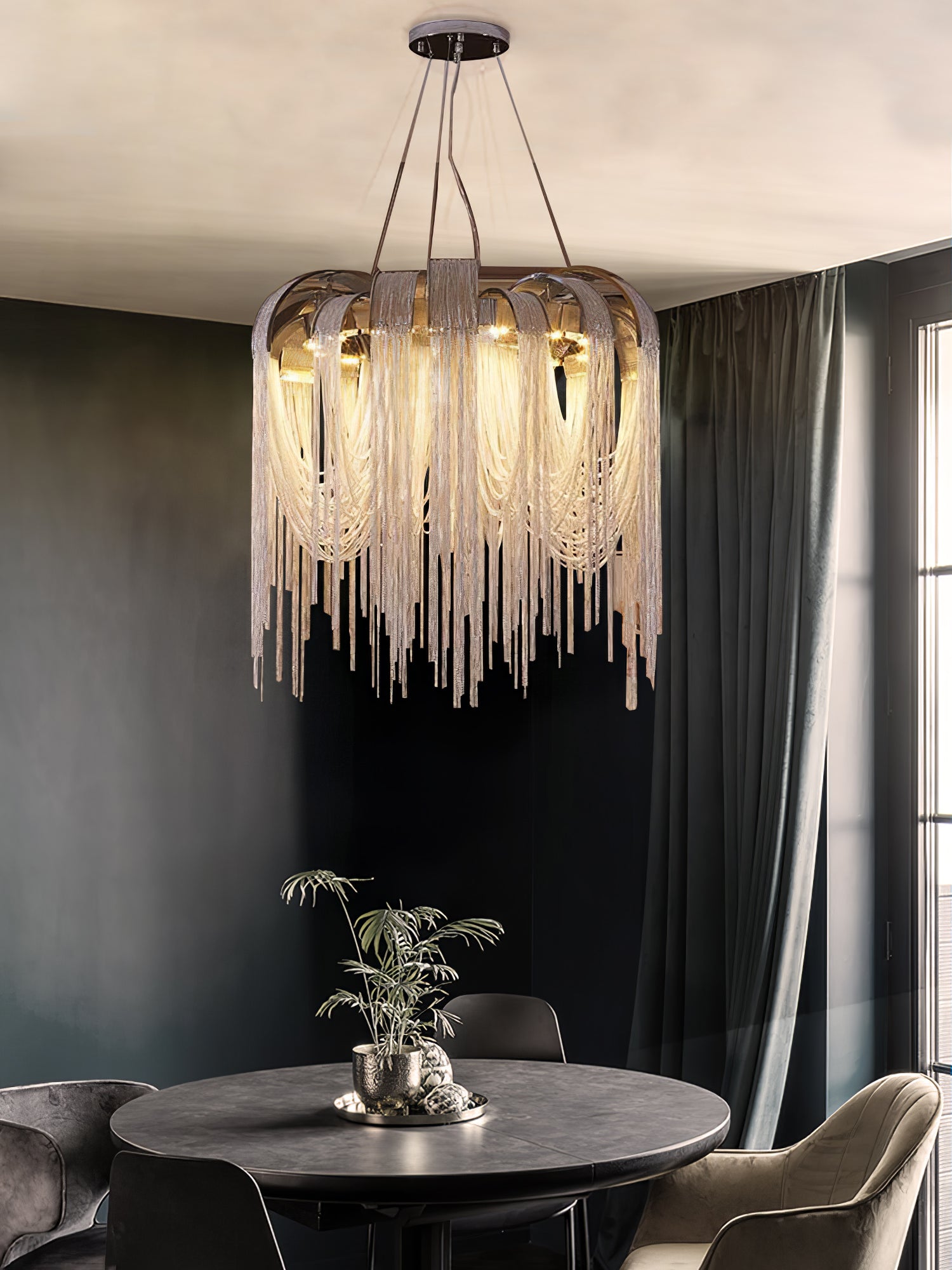 Length Chains Chandelier - Lumpaz