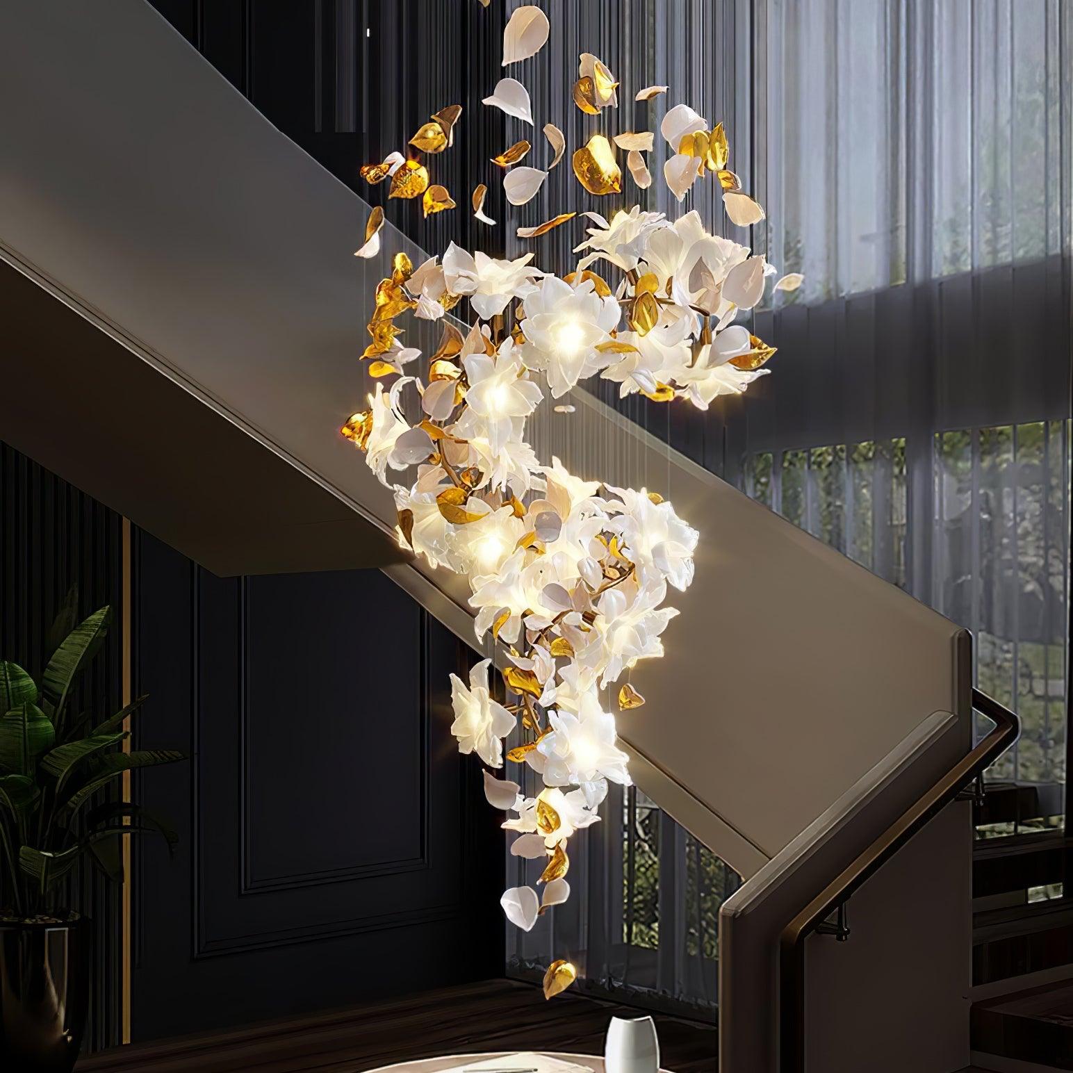 Flying Flowers Fluttering Chandelier - Lumpaz