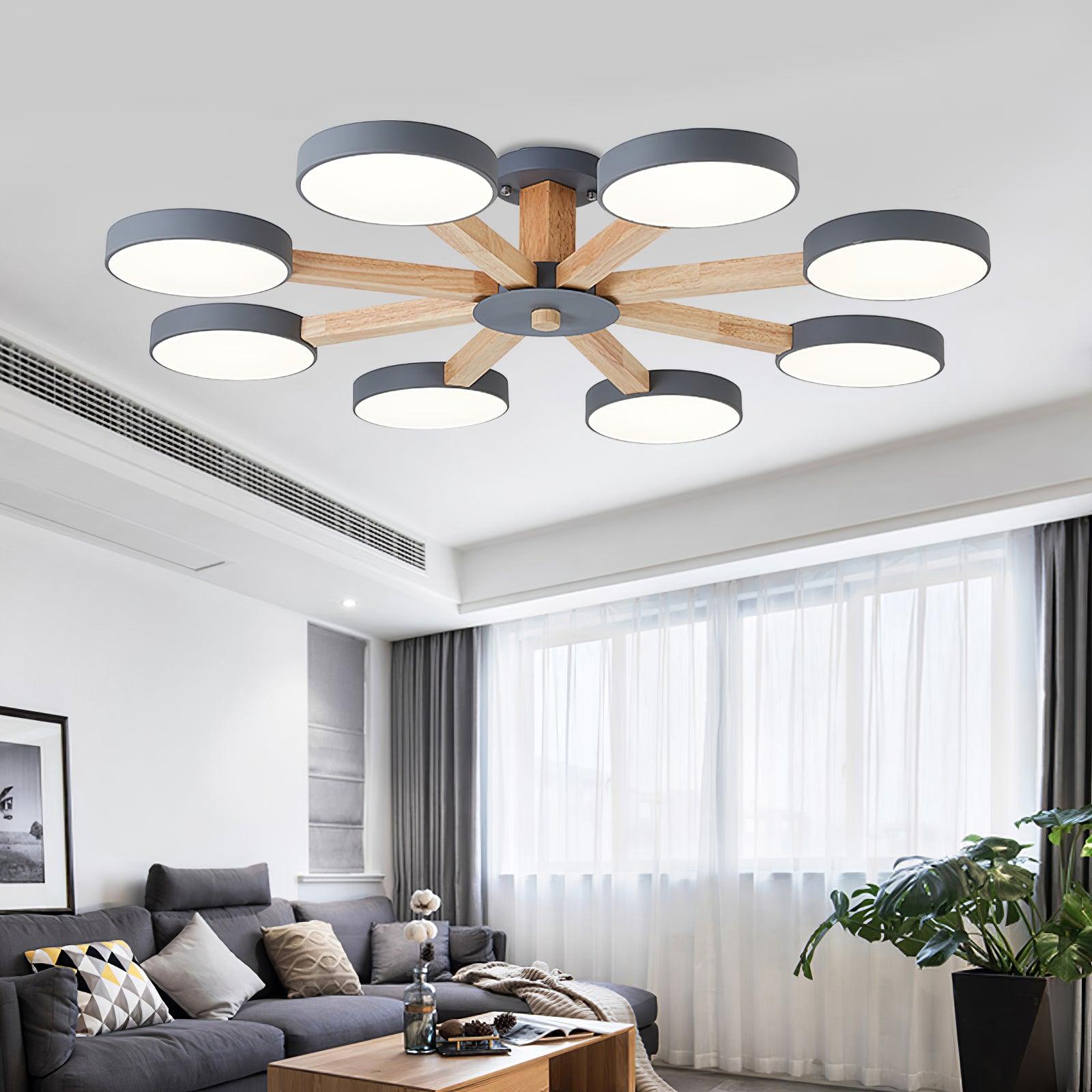Modern Multi Stem Chandelier - Lumpaz