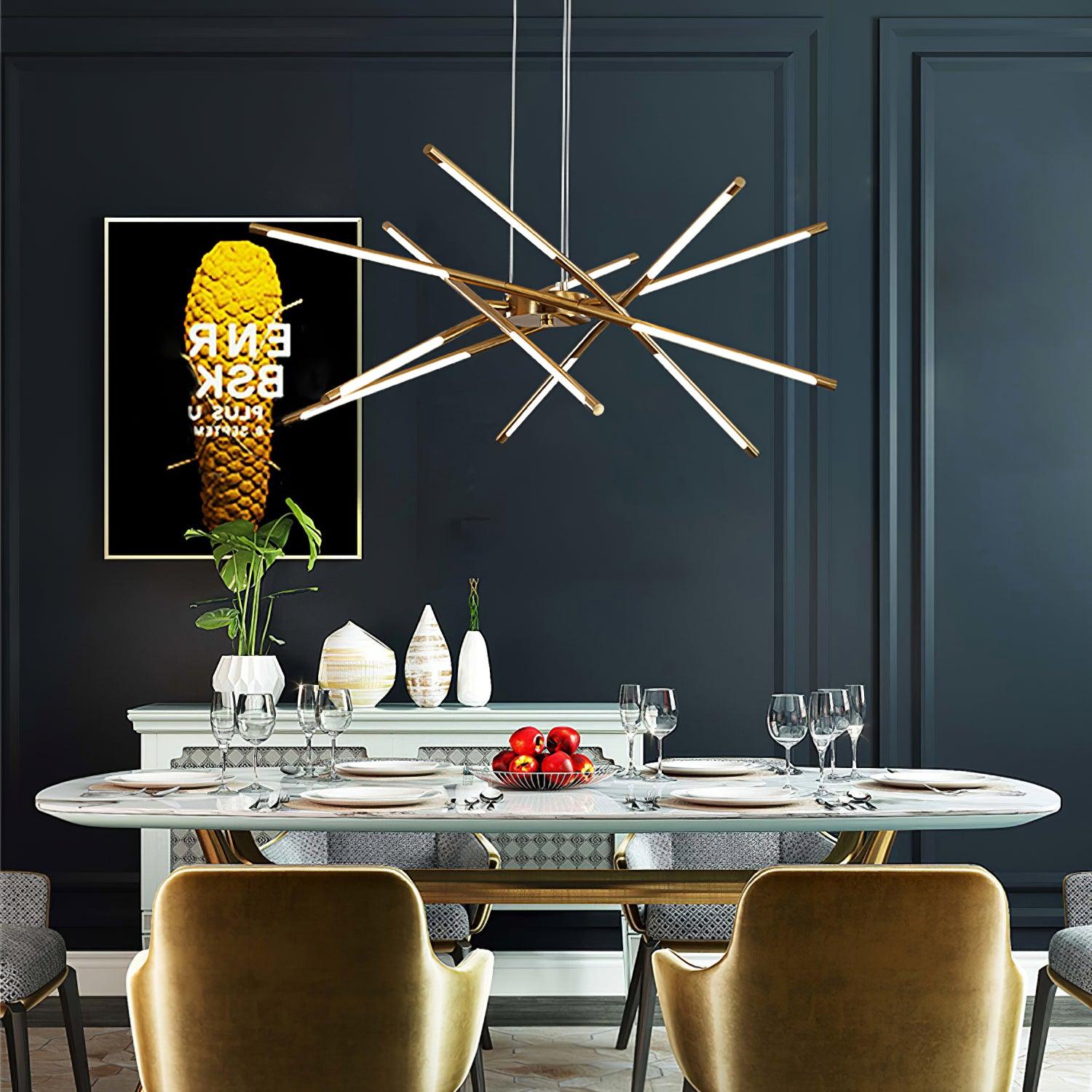 Rotatable LED Chandelier - Lumpaz