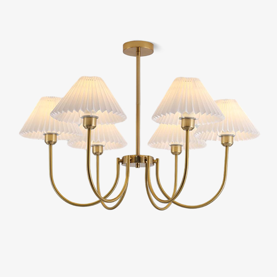 Lenore Pleated Chandelier - Lumpaz