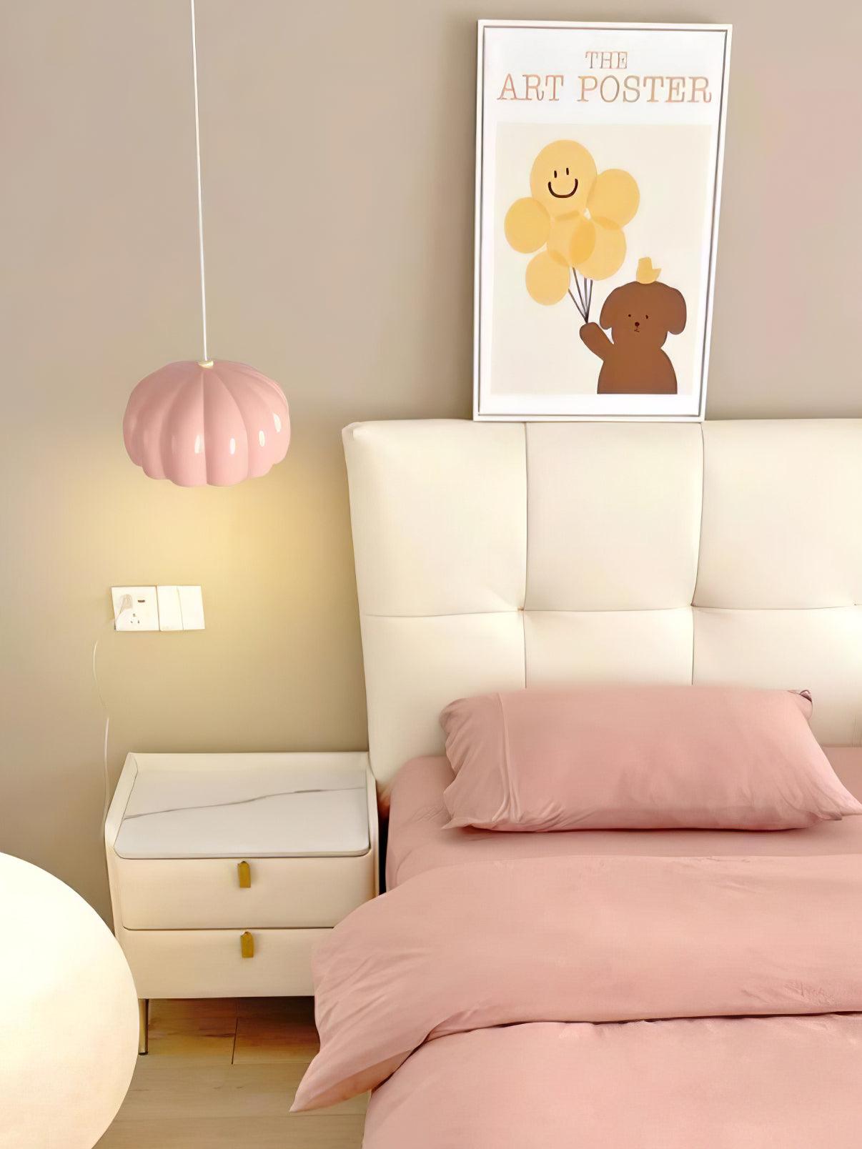Creamy Pumpkin Pendant Light - Lumpaz