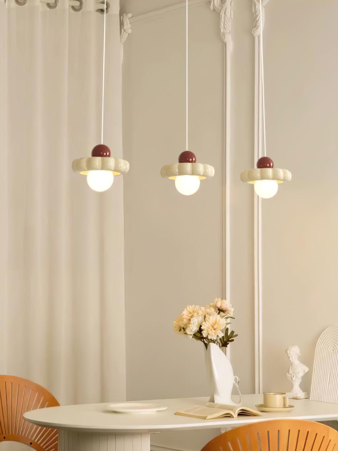 Cream Cloud Pendant Lamp - Lumpaz