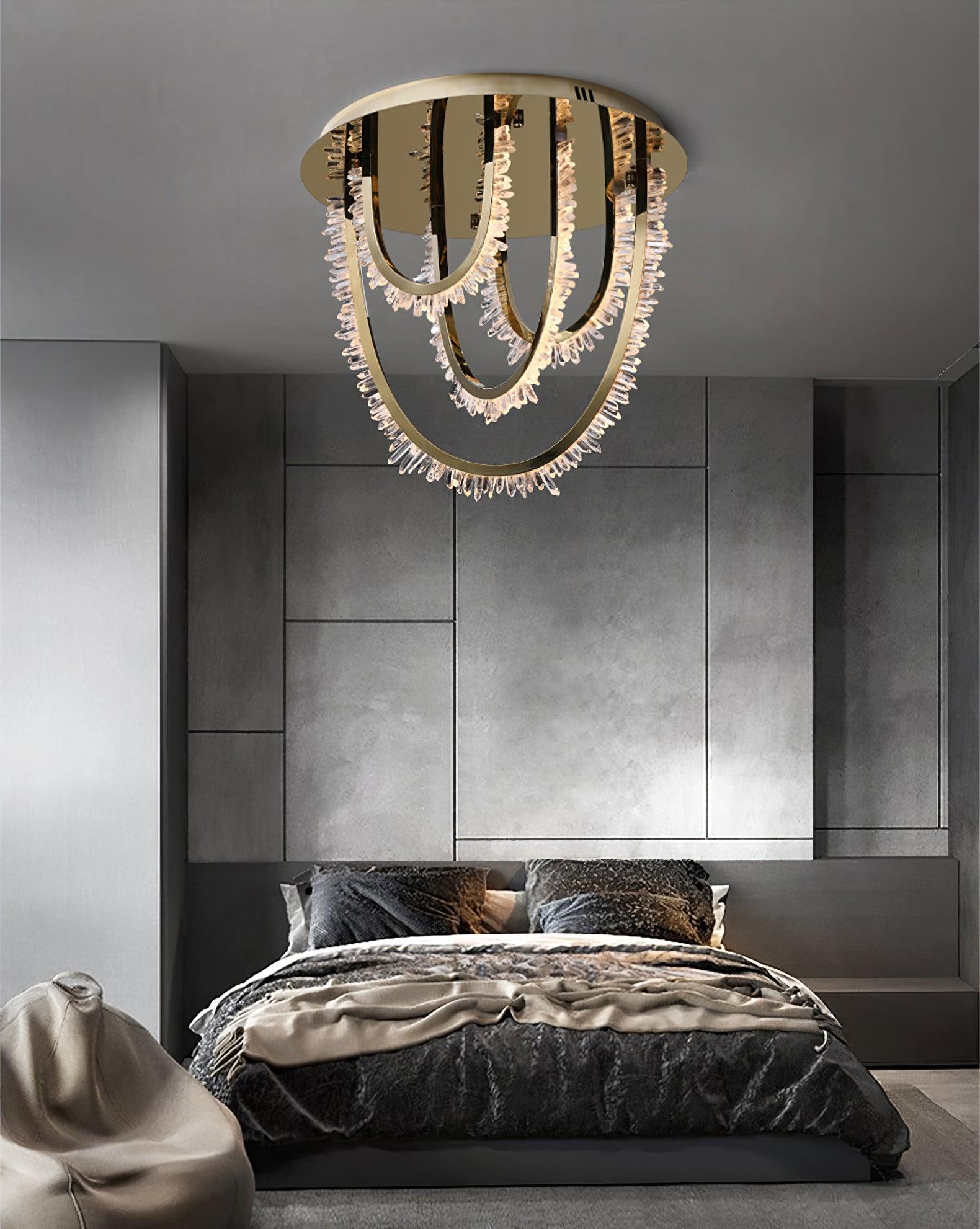 Crystal Corde Ceiling Light - Lumpaz