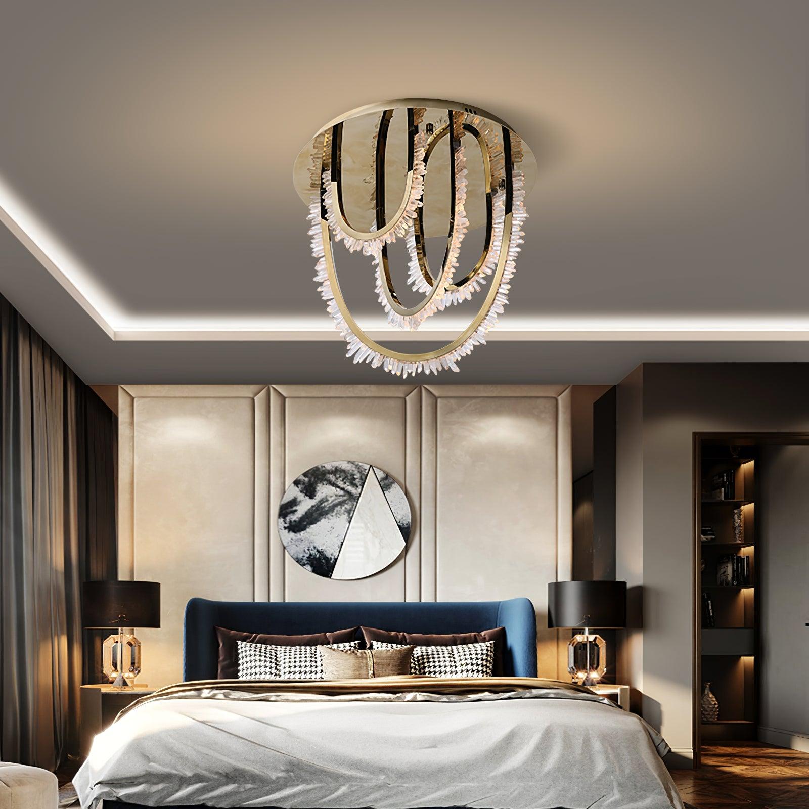 Crystal Corde Ceiling Light - Lumpaz