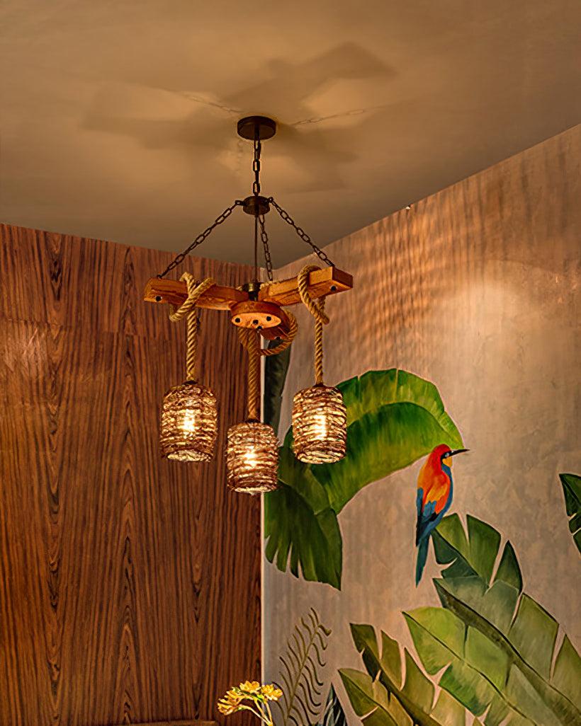 Vintage Farmhouse Chandelier - Lumpaz