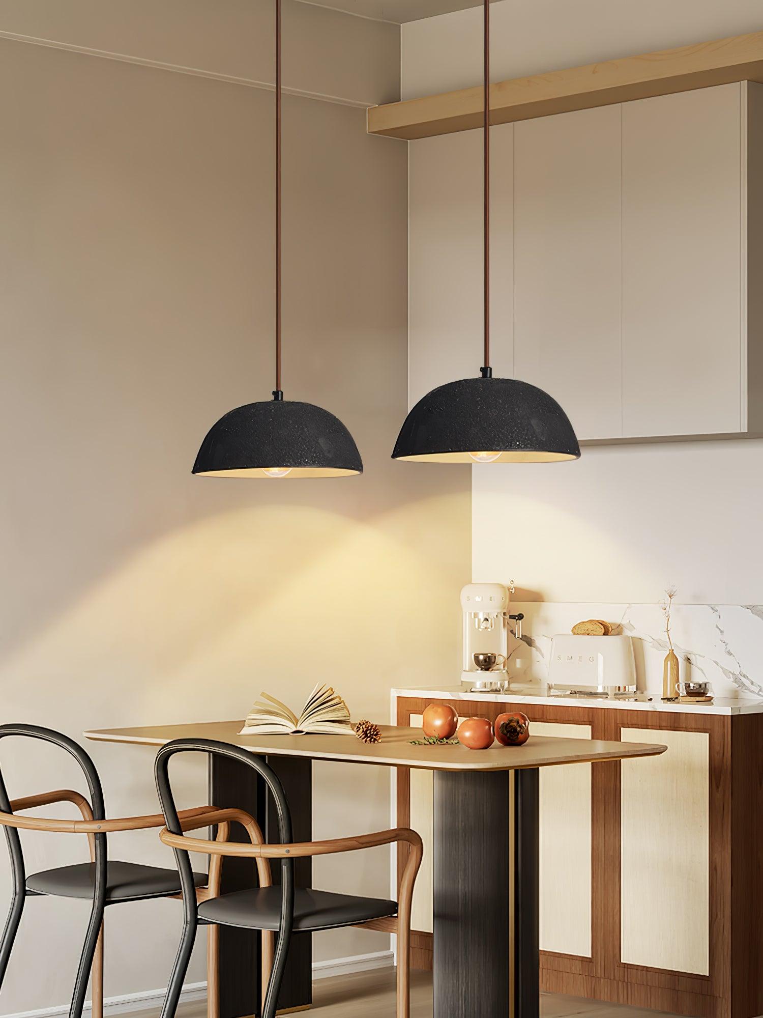 Black Arch Ceramic Pendant Lamp - Lumpaz