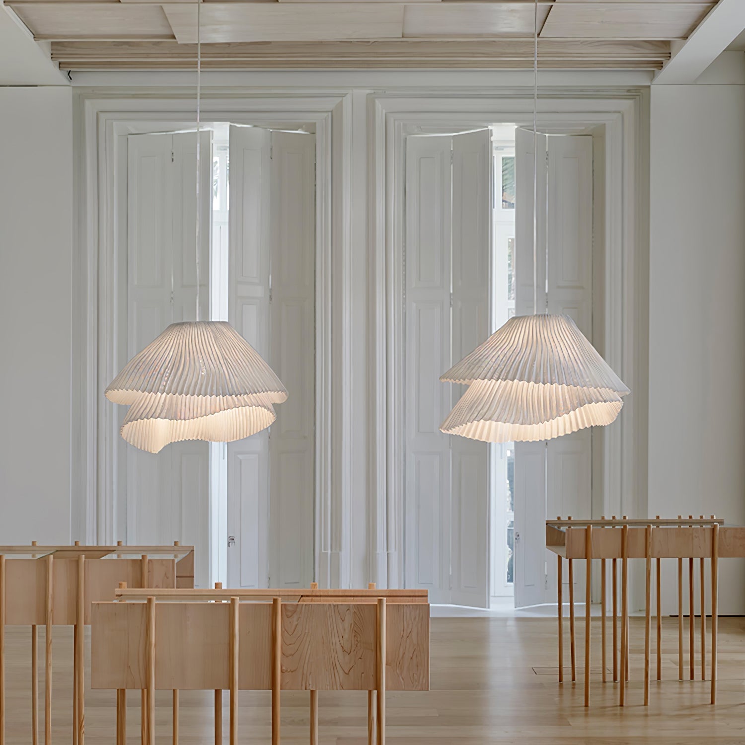 Harmonious Stainless Steel Mesh Pendant Lamp - Lumpaz