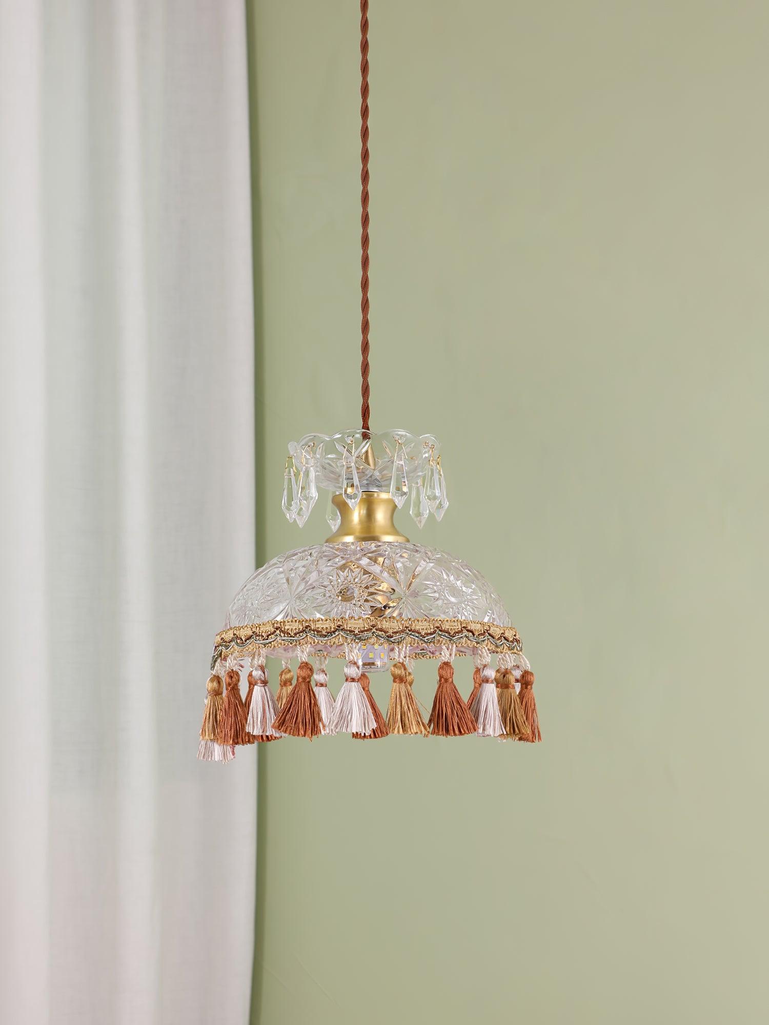 Bowl Tassel Pendant Light - Lumpaz