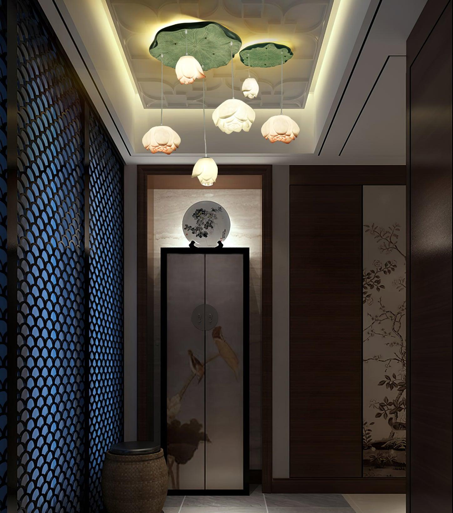 Lotus Chandelier - Lumpaz