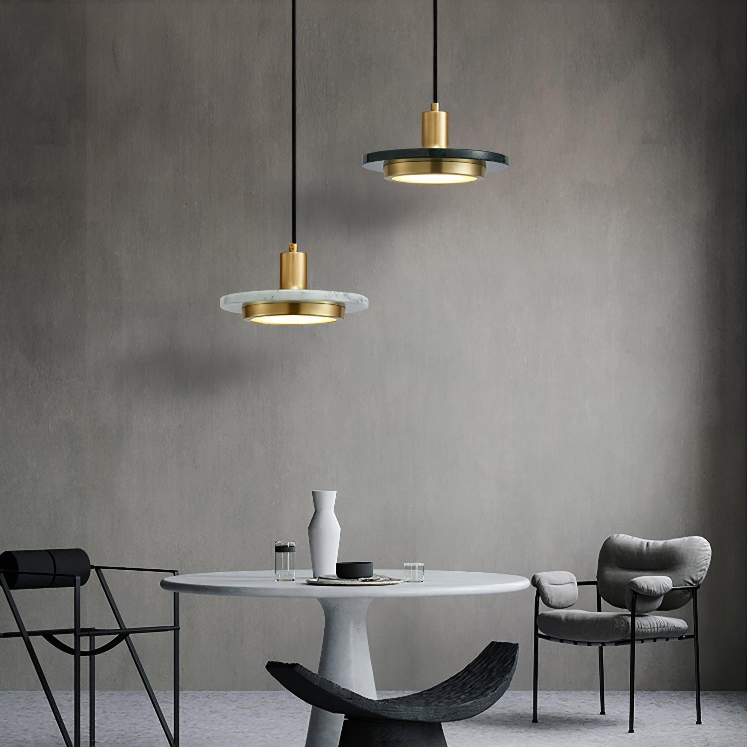 Double Circle Pendant Light - Lumpaz