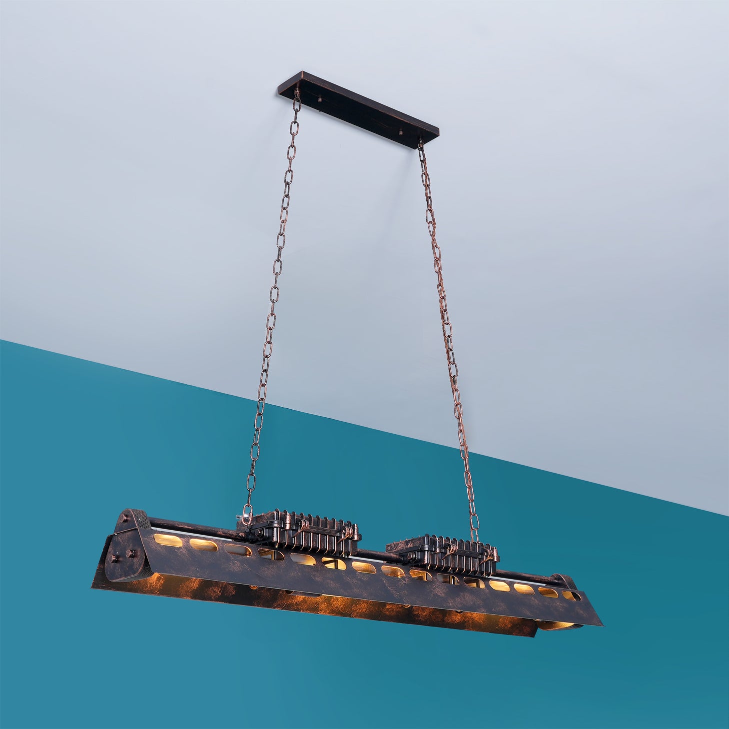 Industrial Steampunk Chandelier - Lumpaz